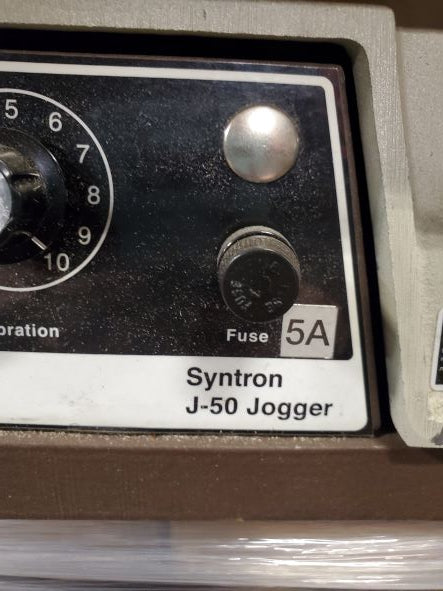 FMC Syntron J-50-B Flat Deck Paper Jogger Shaker Table