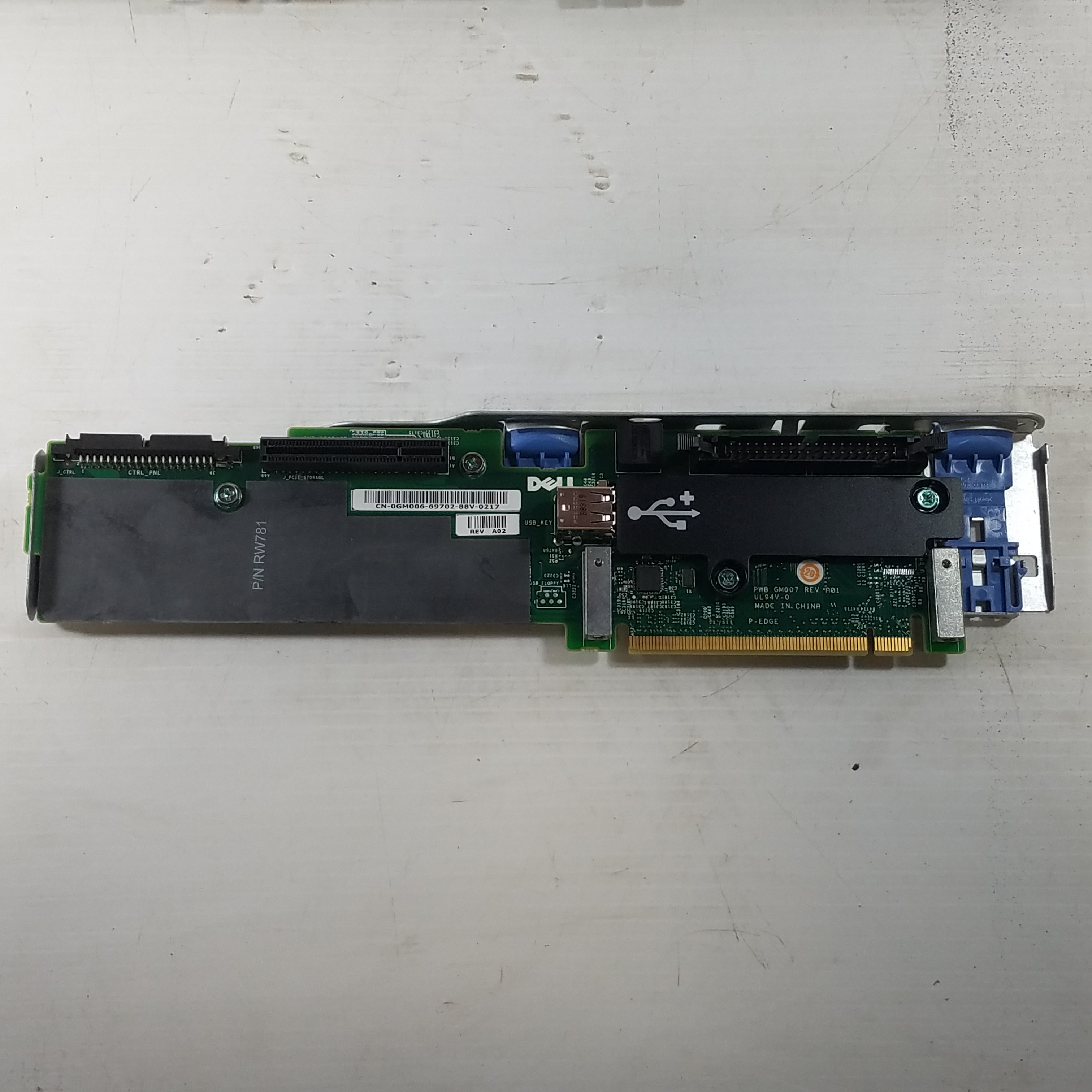 Dell Poweredge 2970 PCI Sideplane Riser Board CN-0GM006