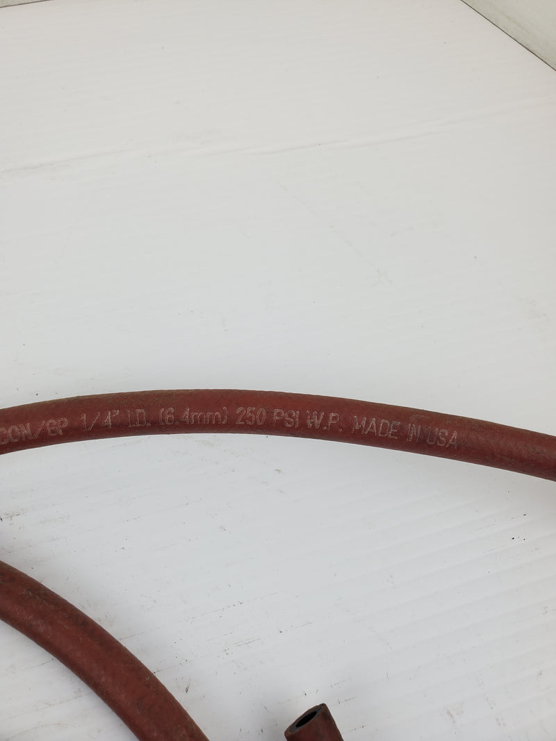 Thermoid Maxecon /GP 1/4" I.D. Hose (6.4mm) 250PSI W.P. Red Tubing