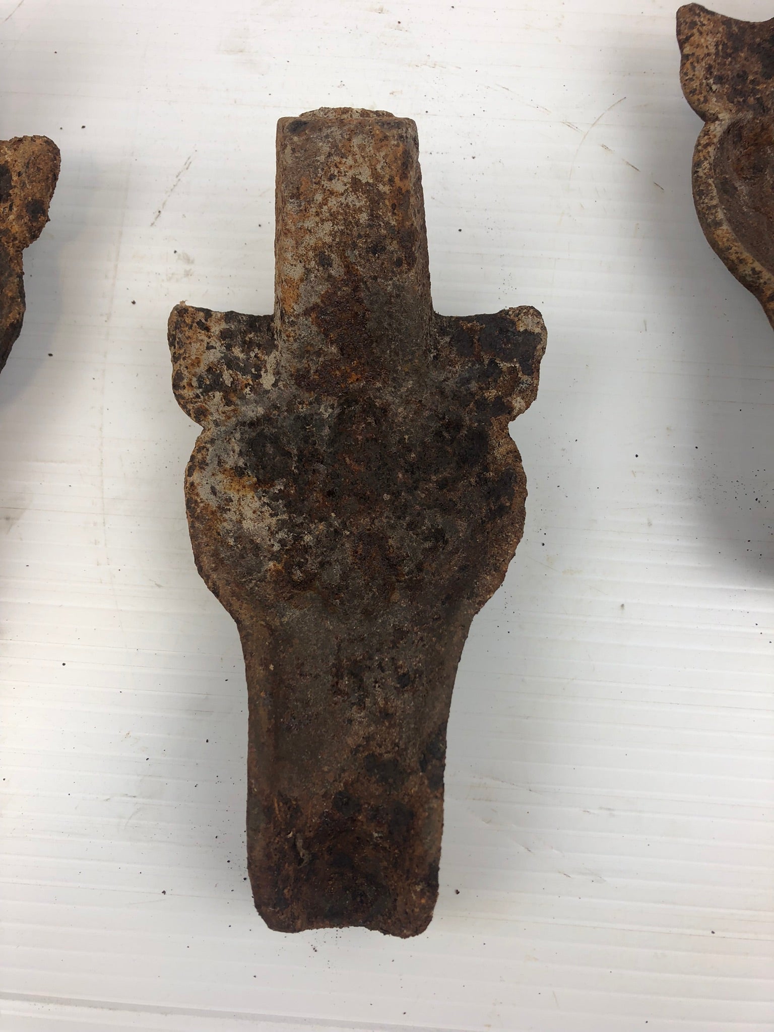 Antique Foster Stoves and Ranges Cast Iron Legs Wood Burning Stove (Lot of 3)