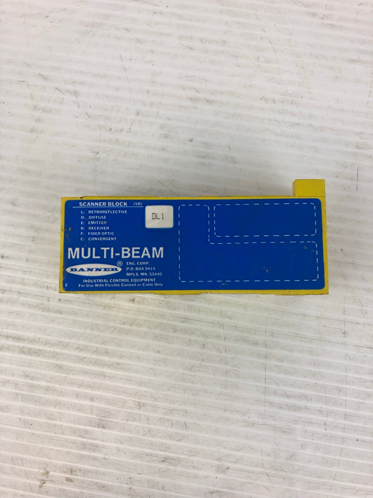 Banner DL1 Multi-Beam Scanner Block