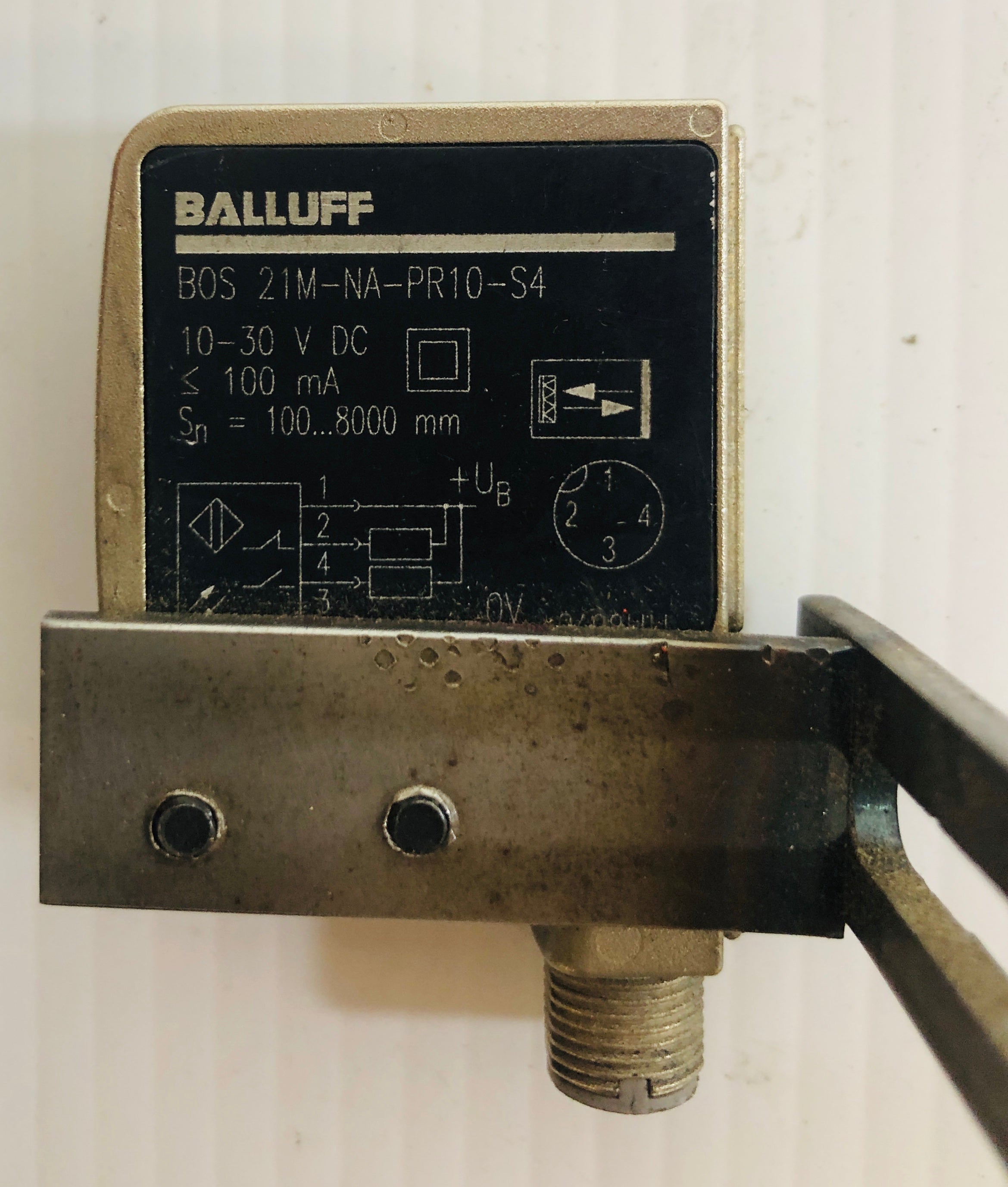 Balluff Retroreflective Proximity Sensor BOS 21M-NA-PR10-S4