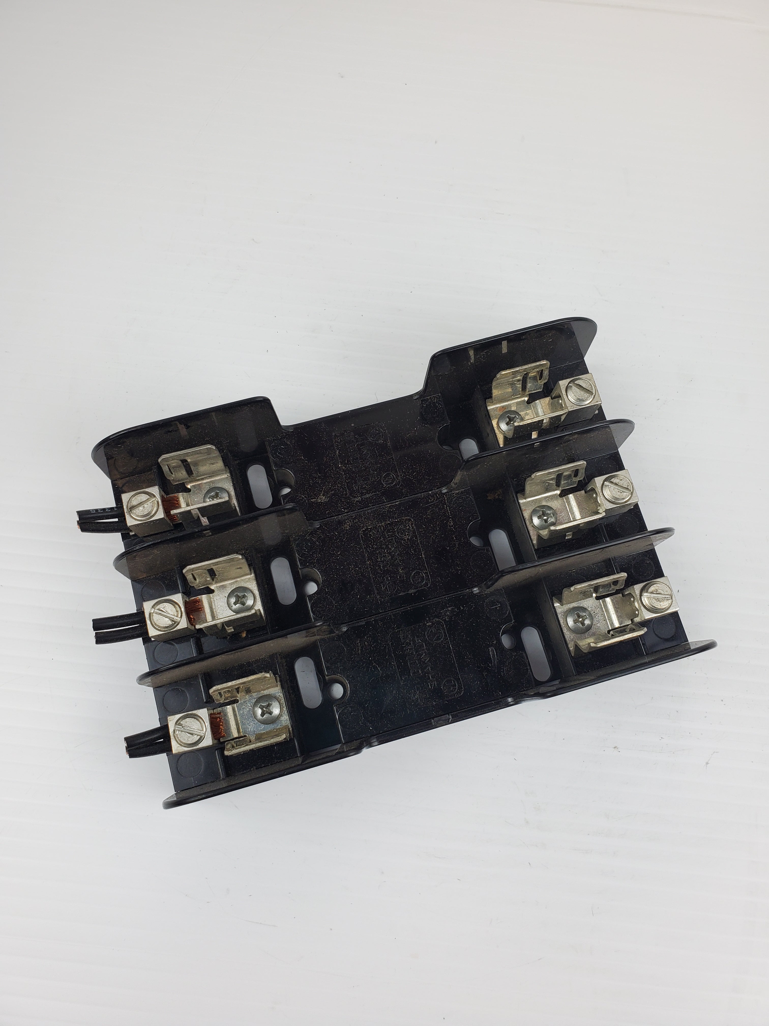 Gould Shawmut 60303 Fuse Block - Holds 3 Fuses 600V 30A