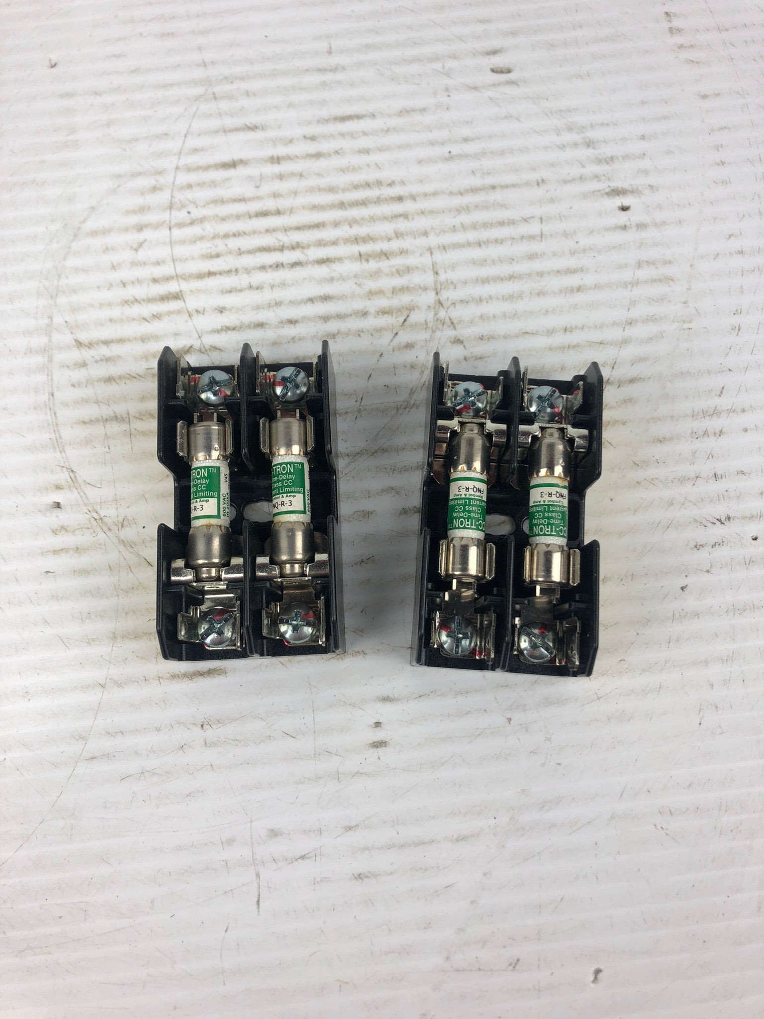 Bussman BC6032SQ Fuse Holder with Fuses - Lot of 2