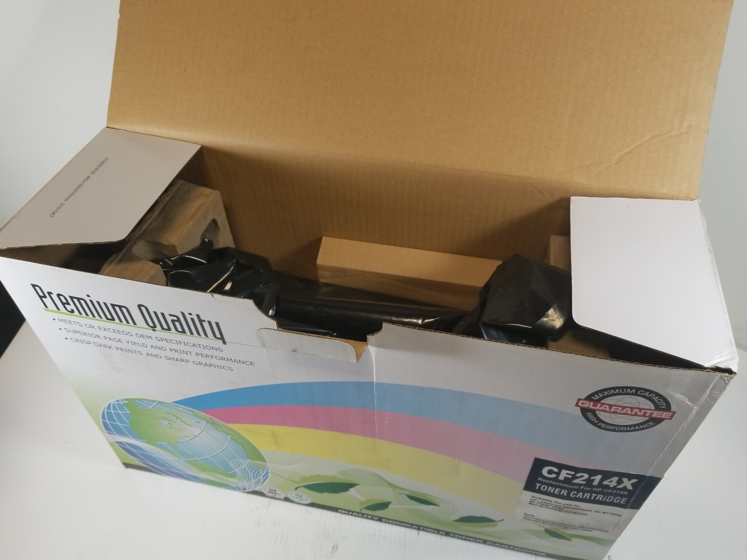 Premium CF214X Black High Yield Toner Cartridge