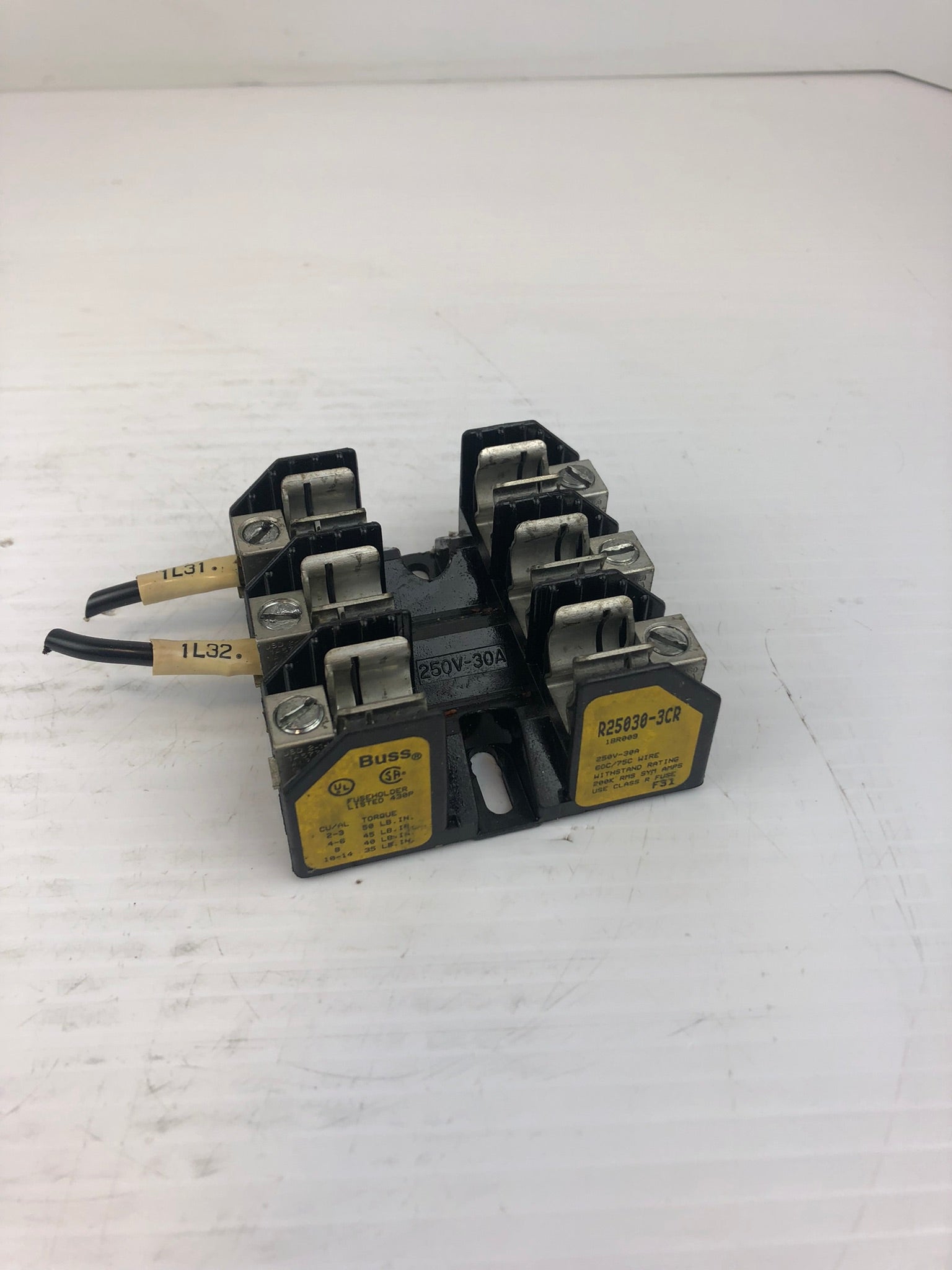 Bussmann R25030-3CR Fuse Holder Listed 430P