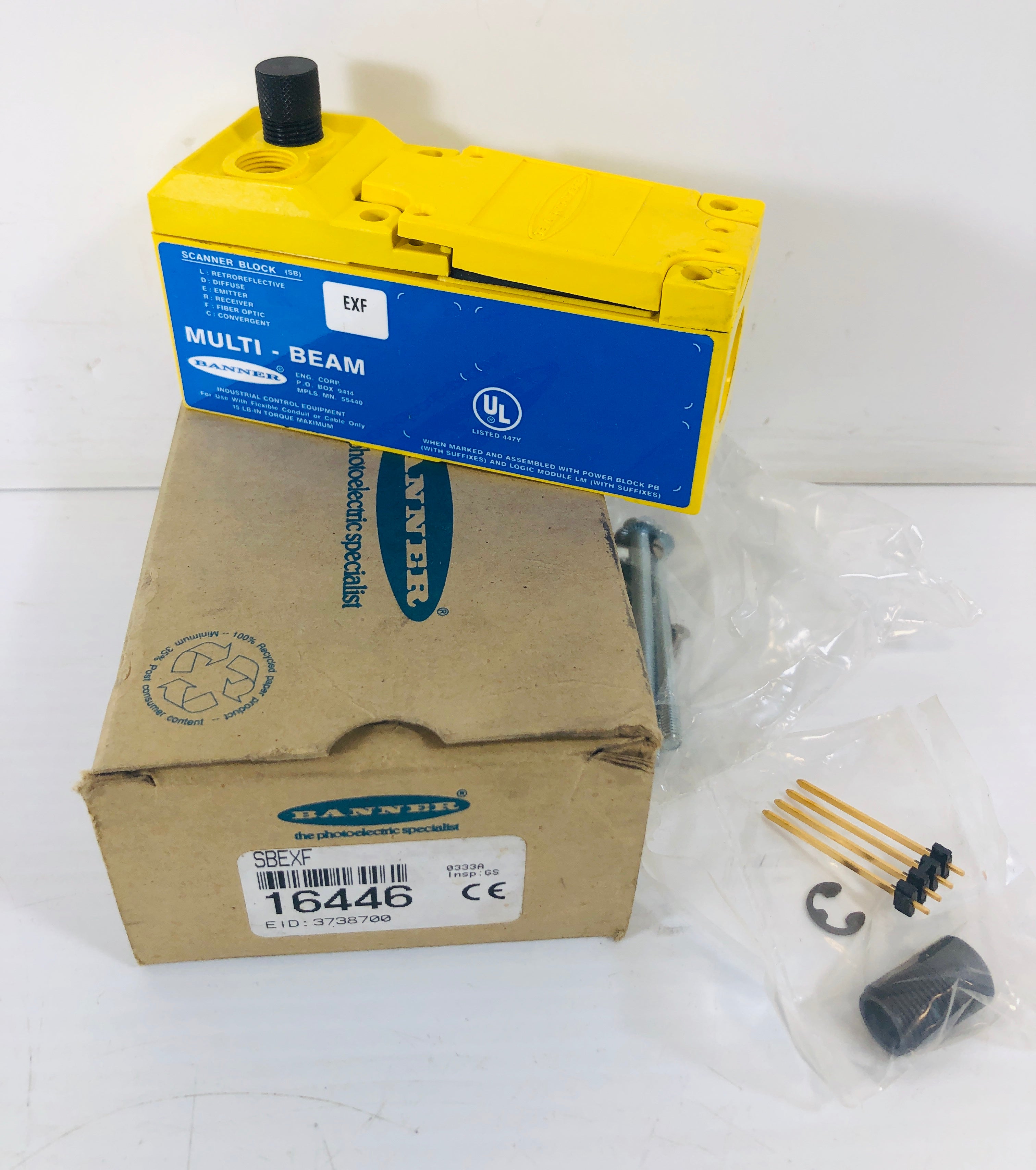 Banner 16446 SBEXF Multi Beam Scanner Block