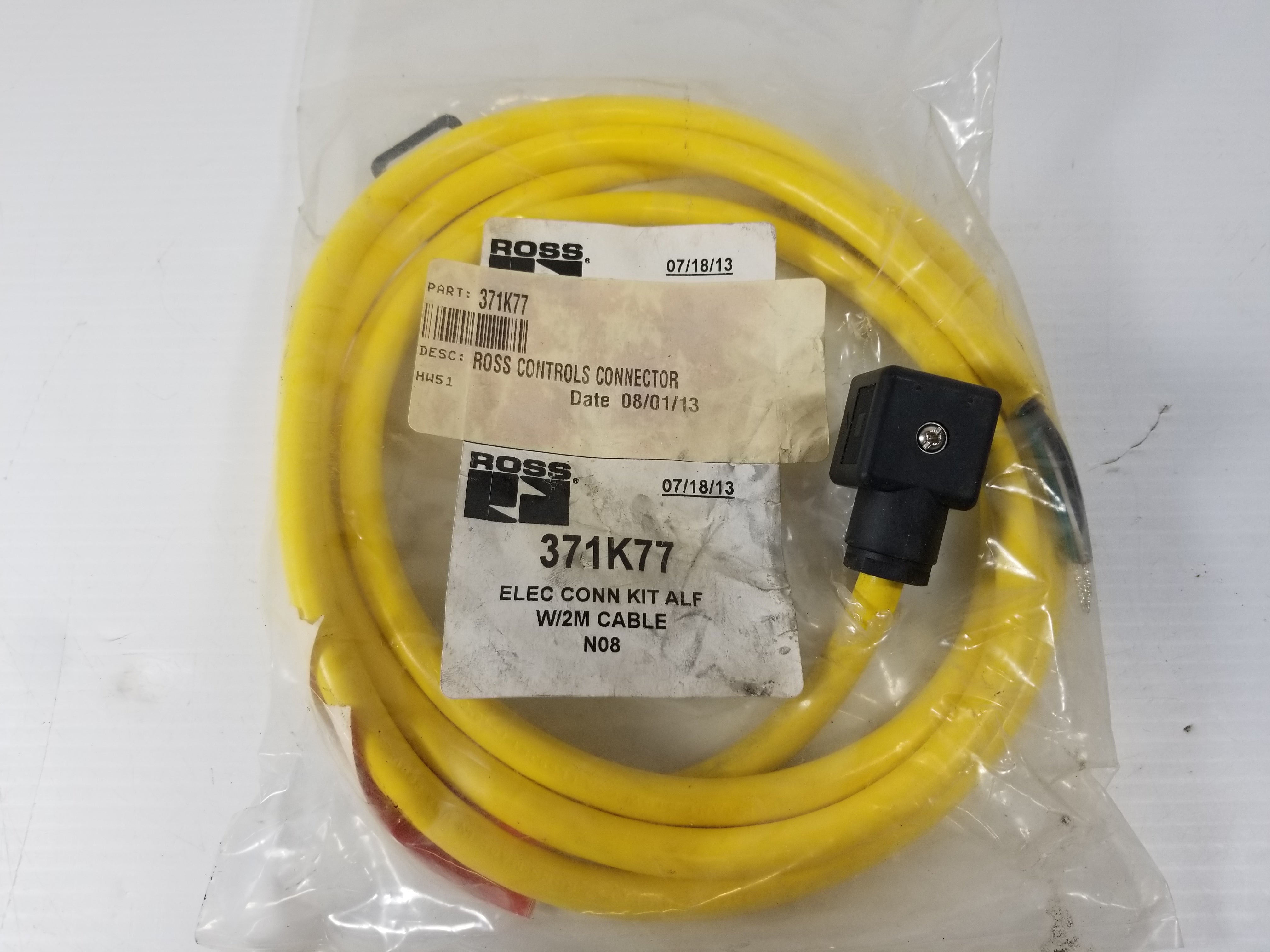 Ross 371K77 Solenoid Electrical Connector Kit ALF with 2M Cable