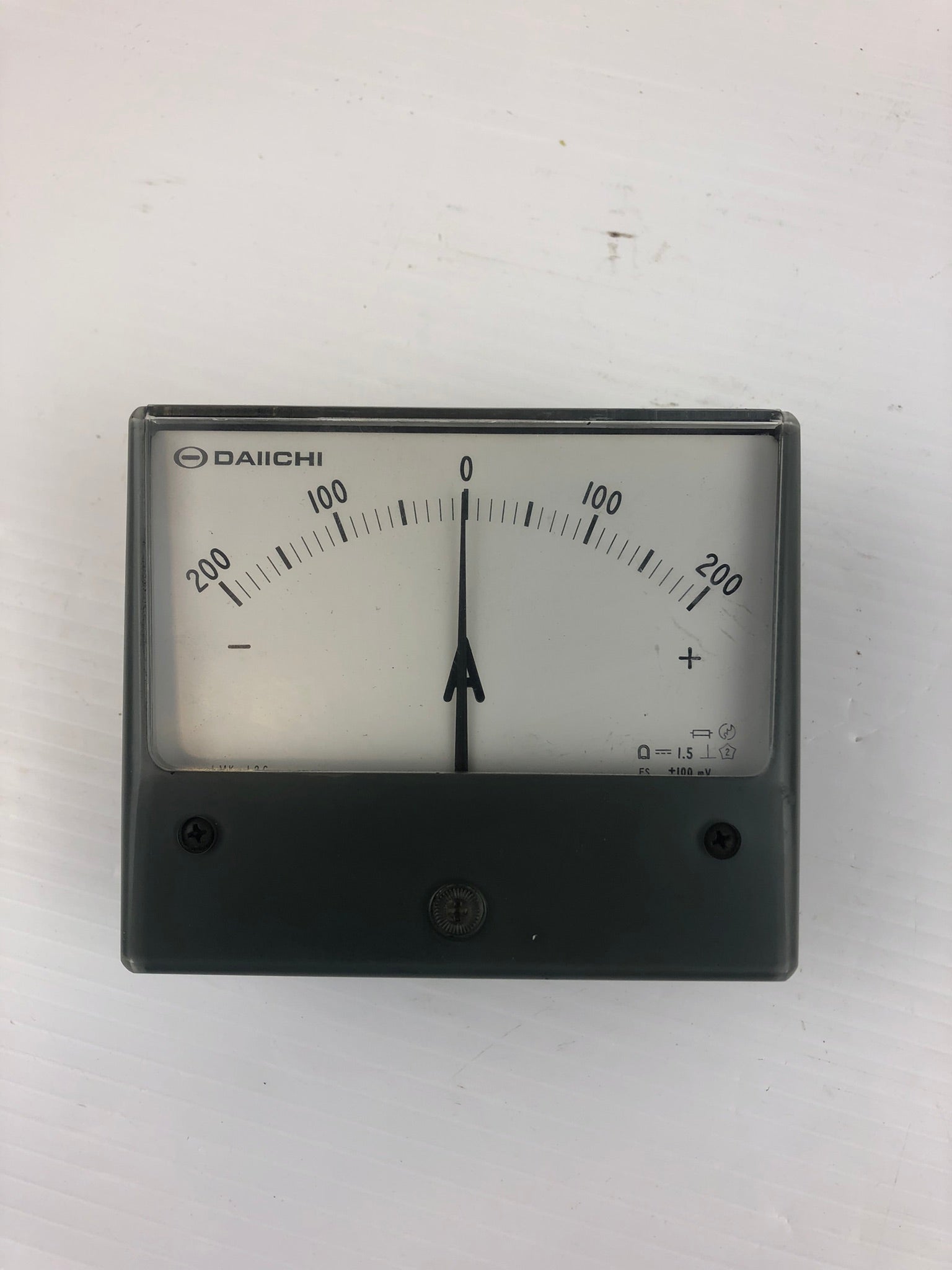 DAIICHI LMK-12C Panel Meter 200-200 AMP - 0788 II0027