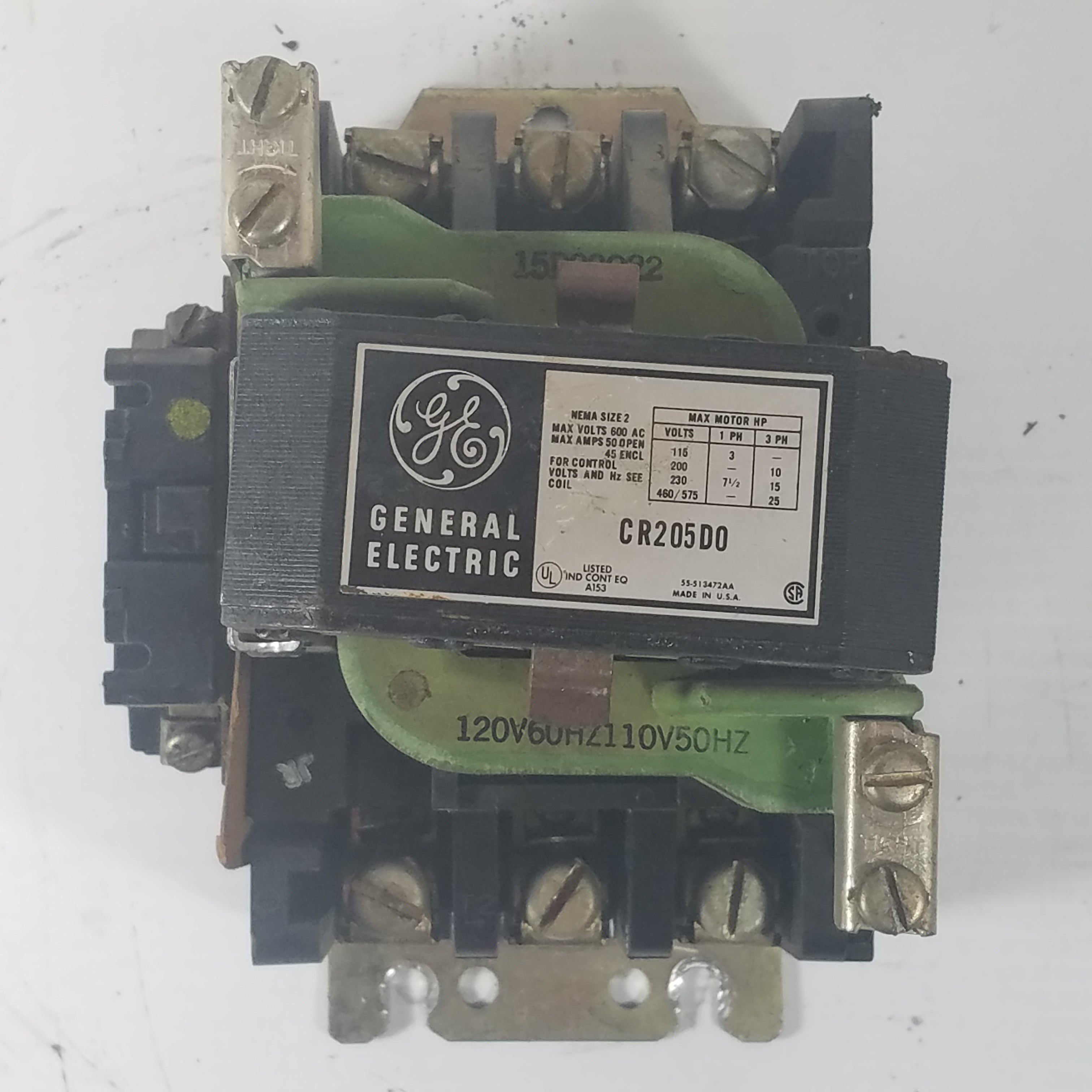 General Electric CR205D0 Contactor Control Coil 15D22G22