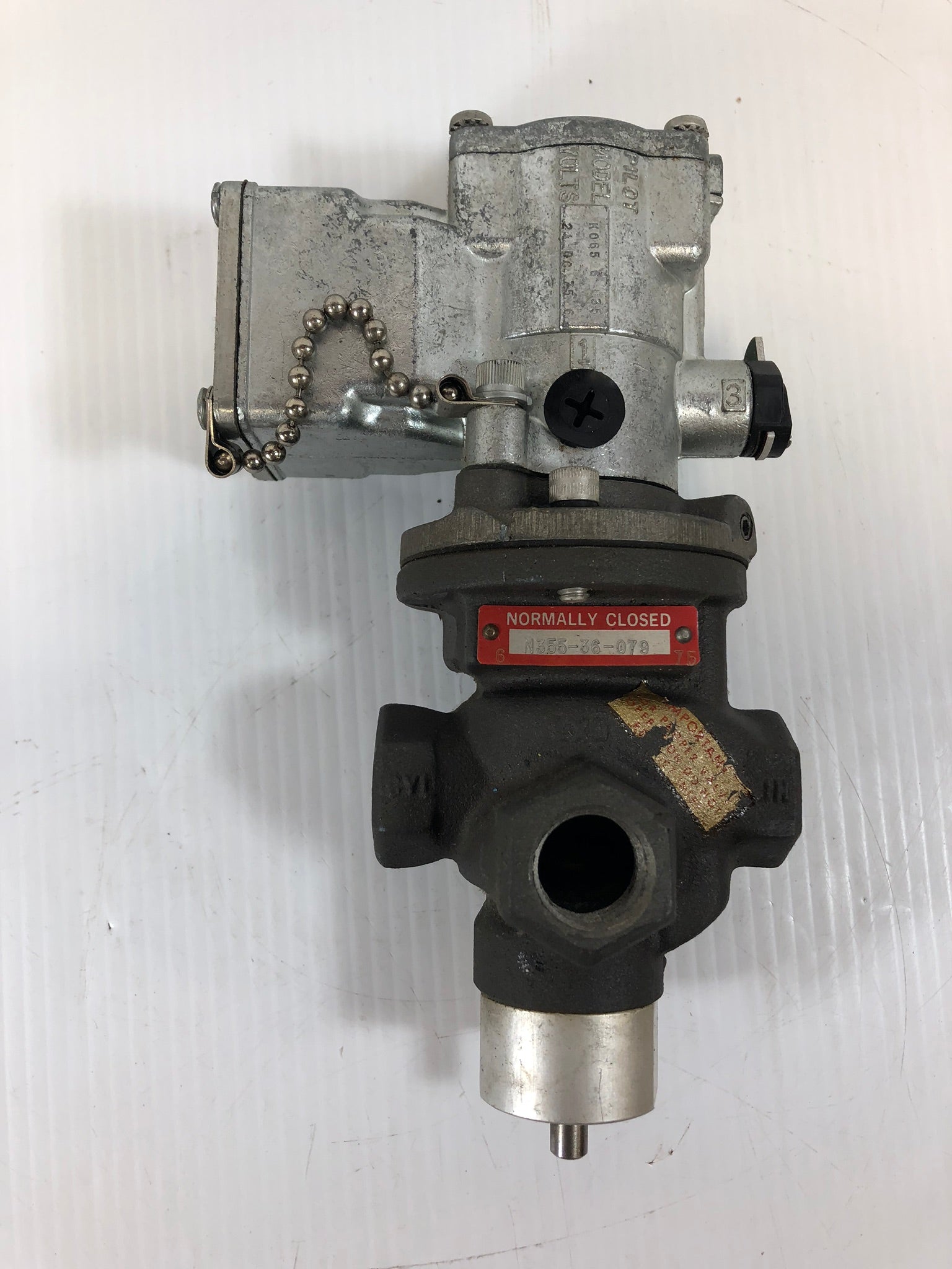 Parker Bellows K0656035 24VDC Pilot Valve N355-36-079 Junction