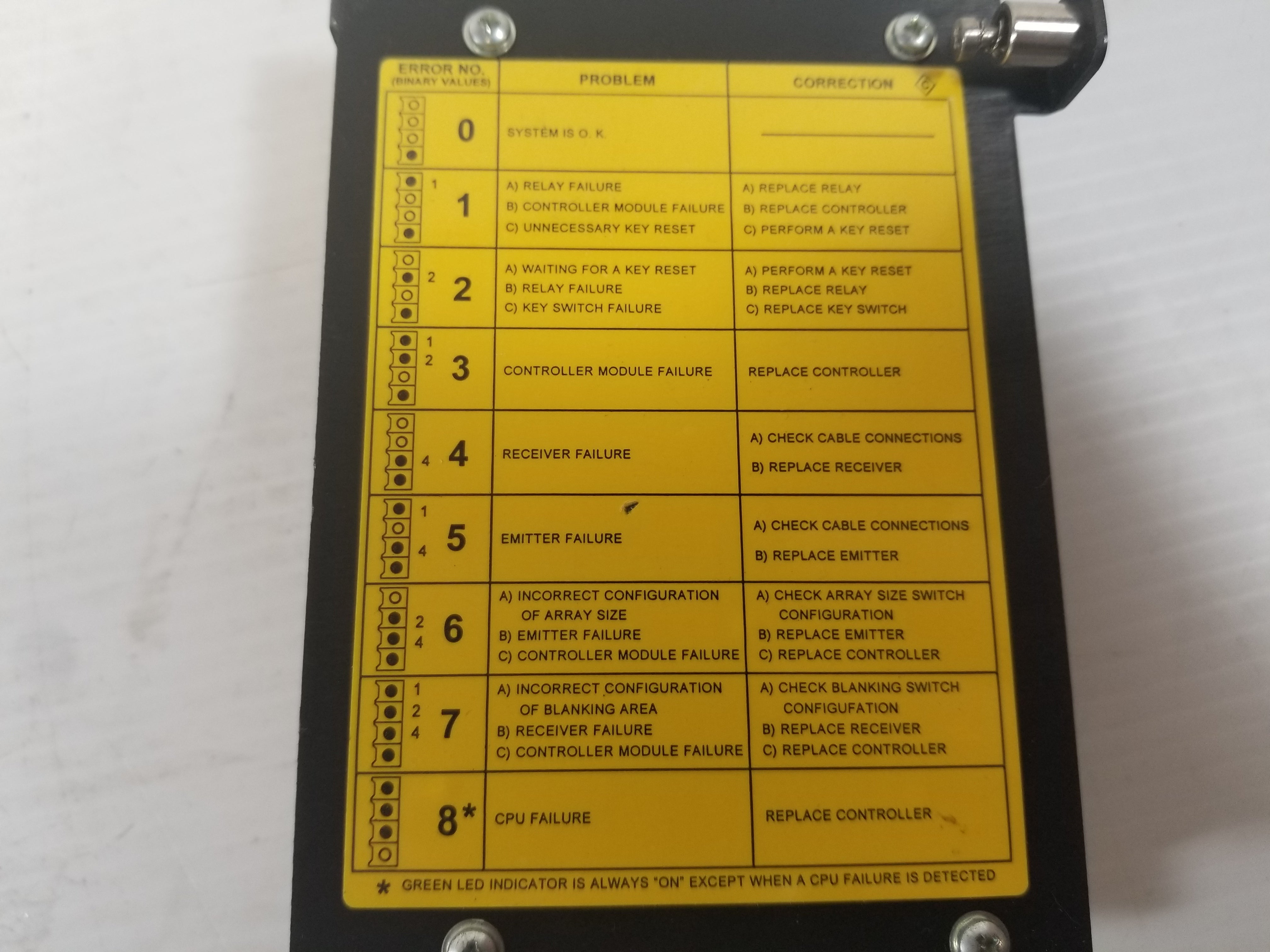 Banner MGAB-5 Machine Perimeter Guard Controller Board