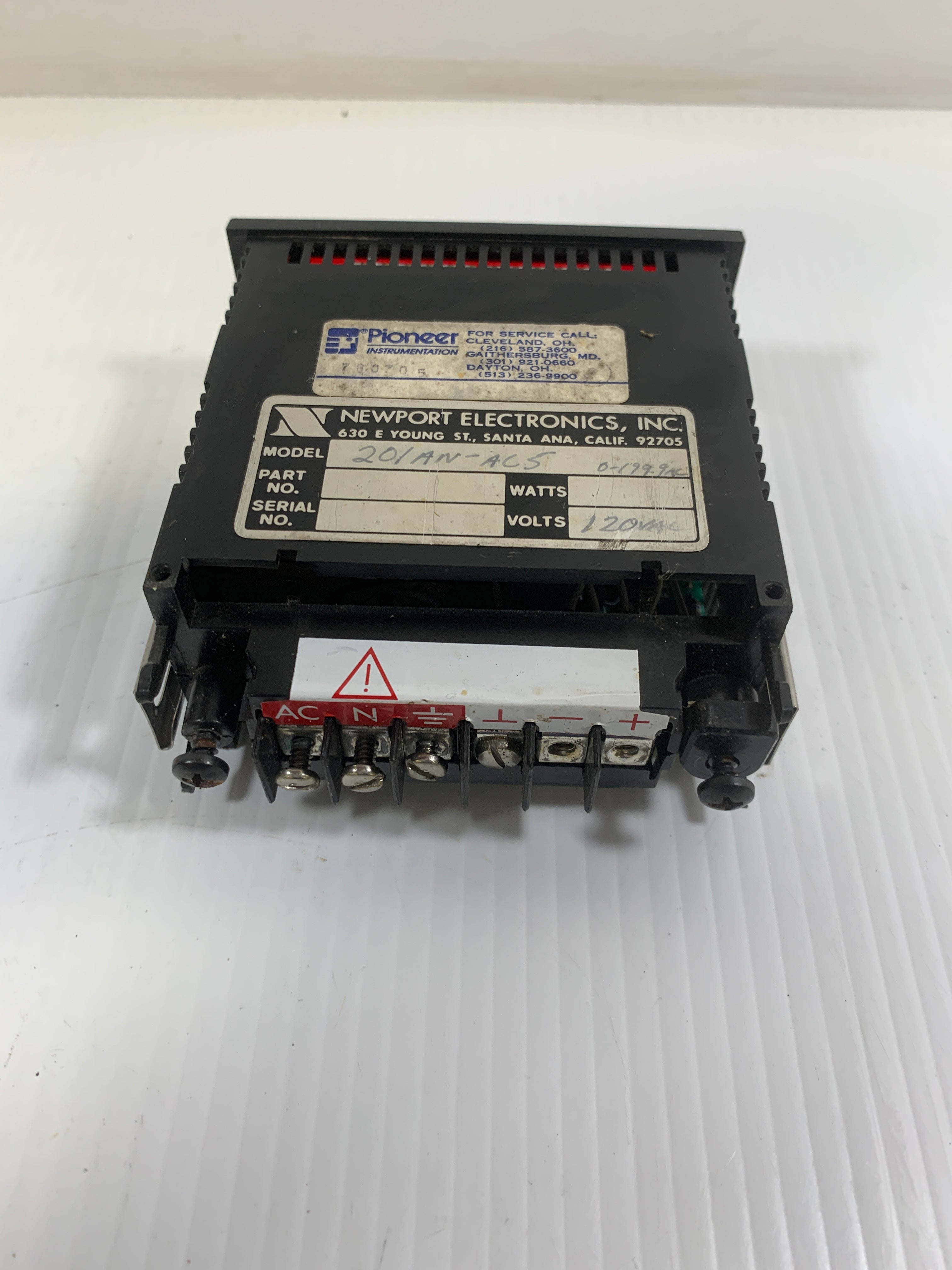 Newport Panel Meter 201AN-ACS 120 VAC