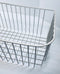 Stevens Wire Coated Industrial Basket 28 x 9.5 x 7 Curved Front Corners 55222