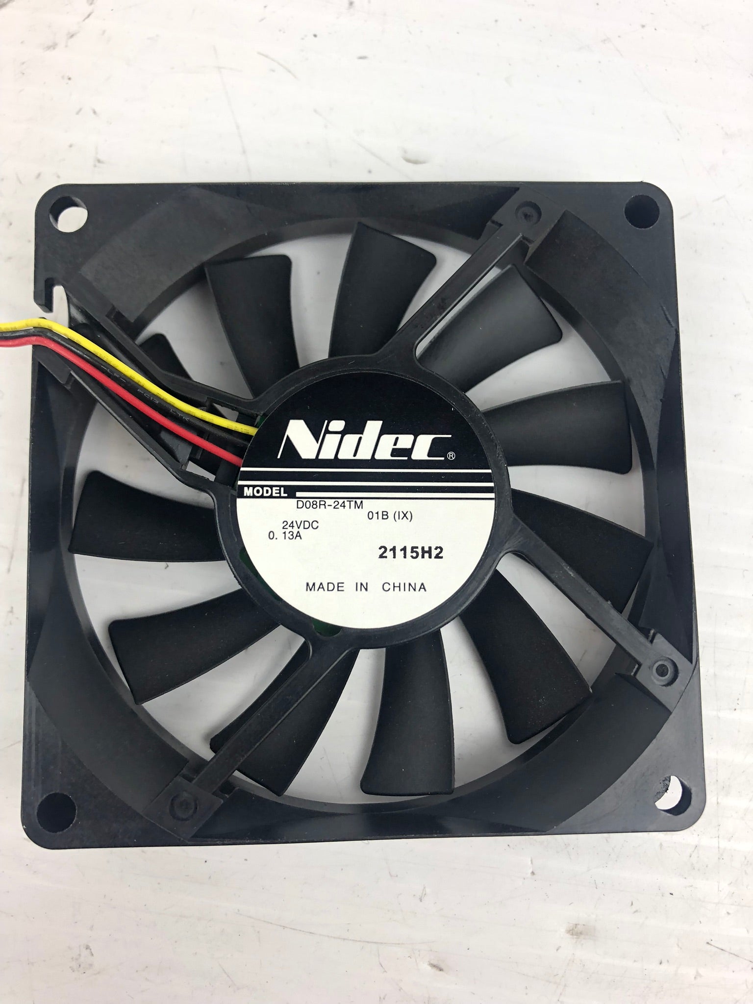 Nidec D08R-24TM Cooling Fan - Pulled from Laser Jet Printer 600 M601
