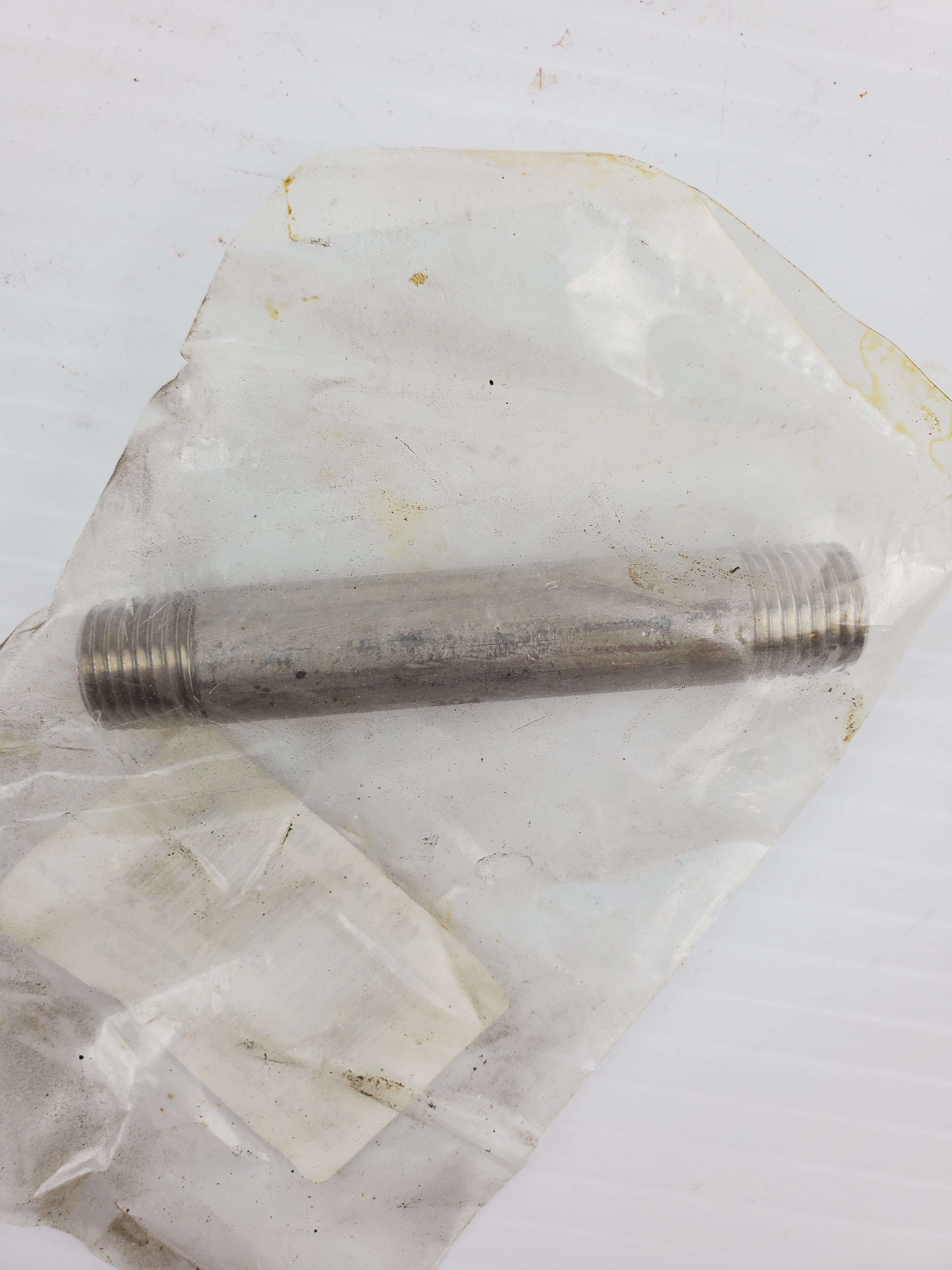 Stainless Steel Pipe 304 SCH40 1/4" x 3" 1XAP4B