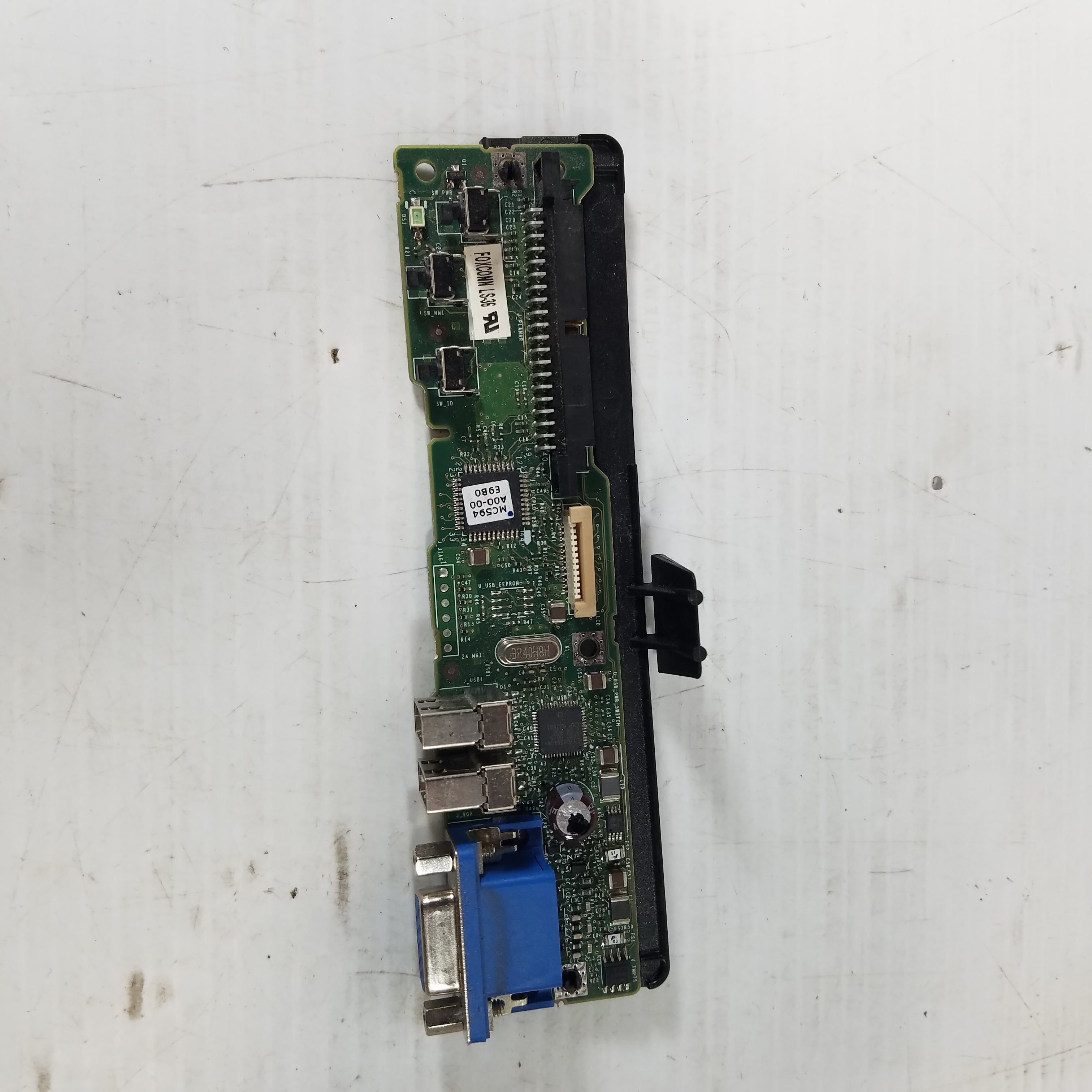 Dell PowerEdge 2970 Front Panel Board CN-0JU317-13740 PWB UU209 Rev A00