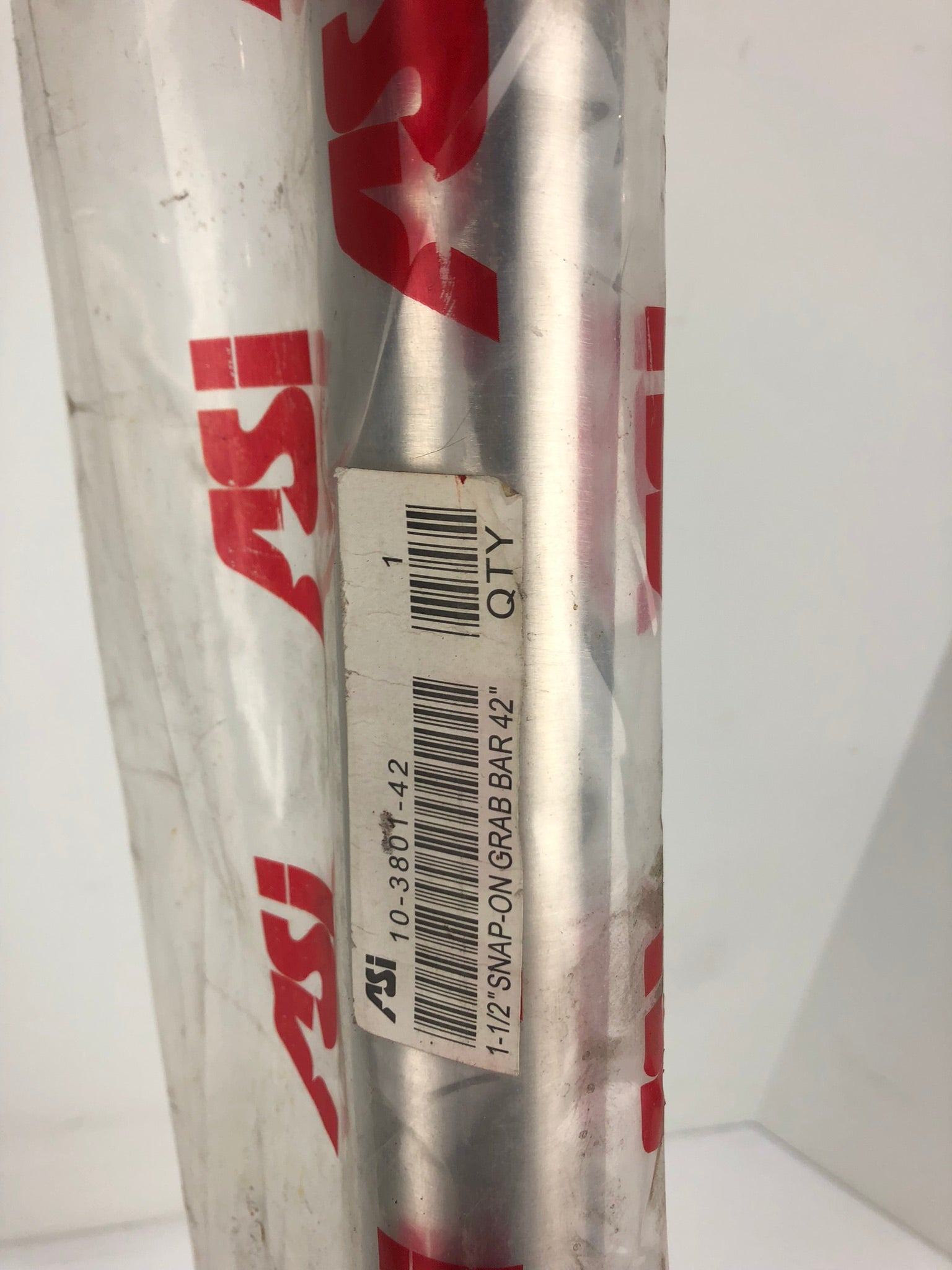 ASI 10-3801-42 1-1/2" Snap On Grab Bar 42" Stainless Steel