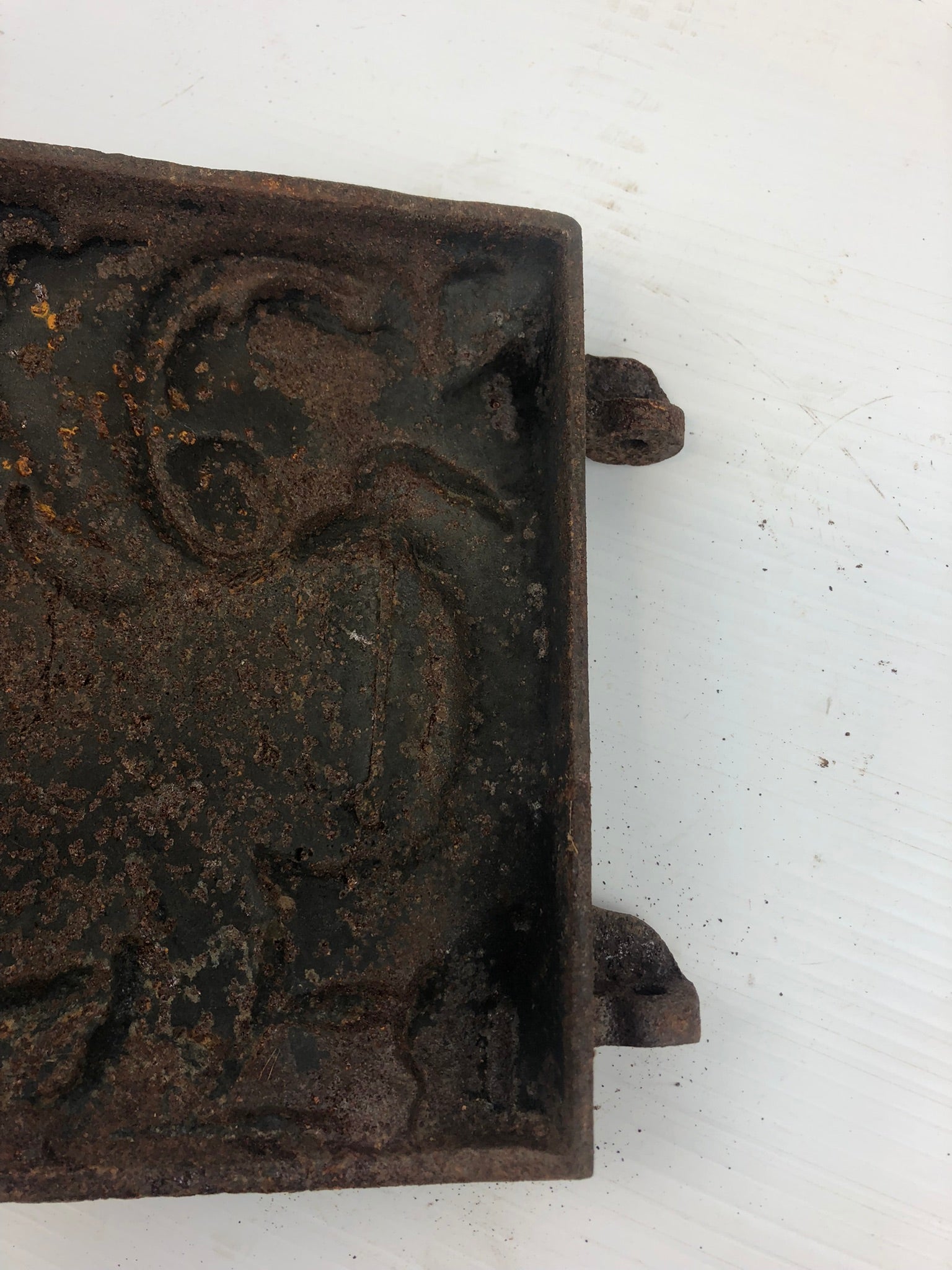 Antique Foster Stoves and Ranges Cast Iron Square Wood Burning Stove Oven Door