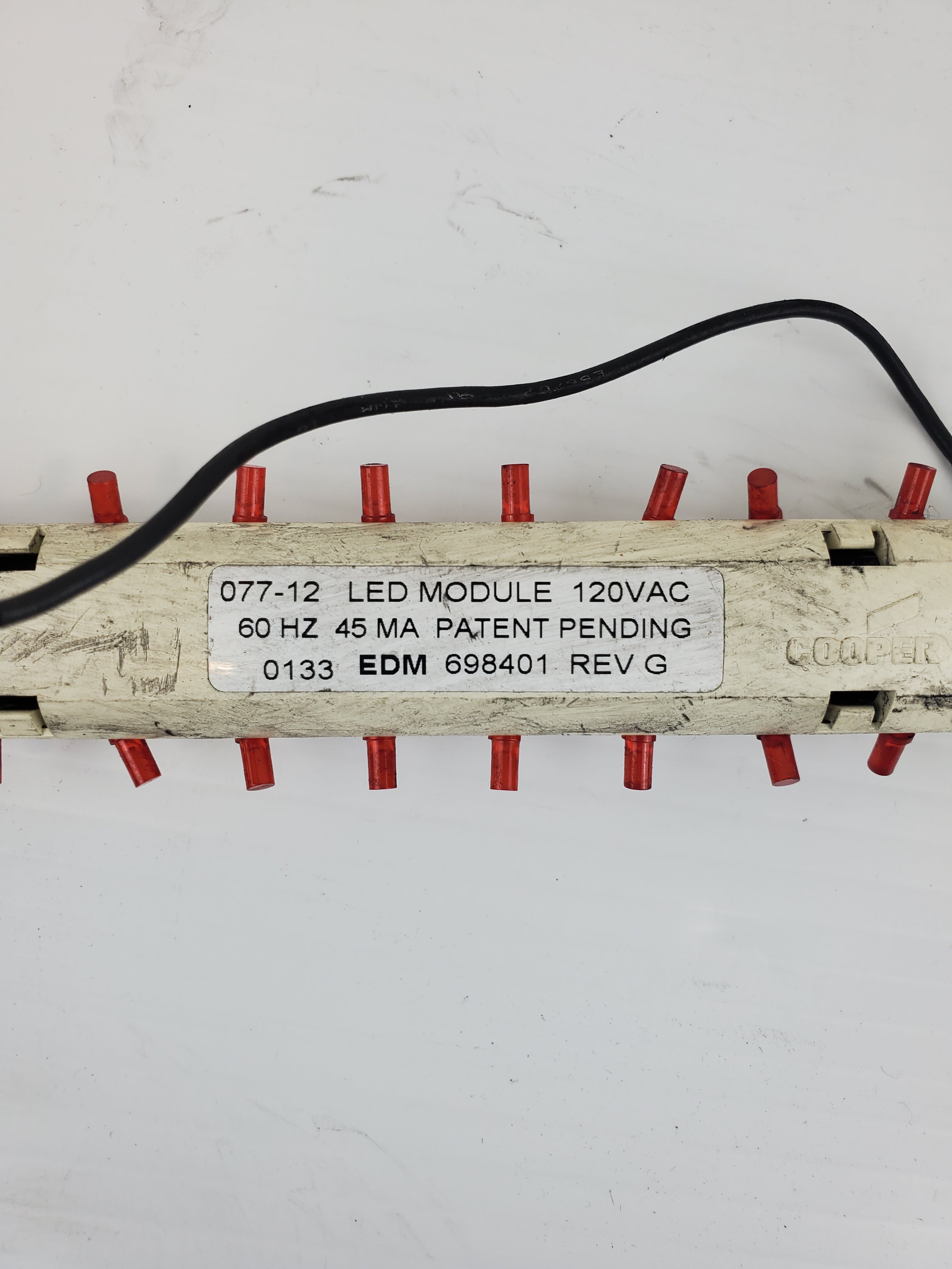 Cooper 077-12 LED Module 120 VAC 60 Hz 45 mA Rev G