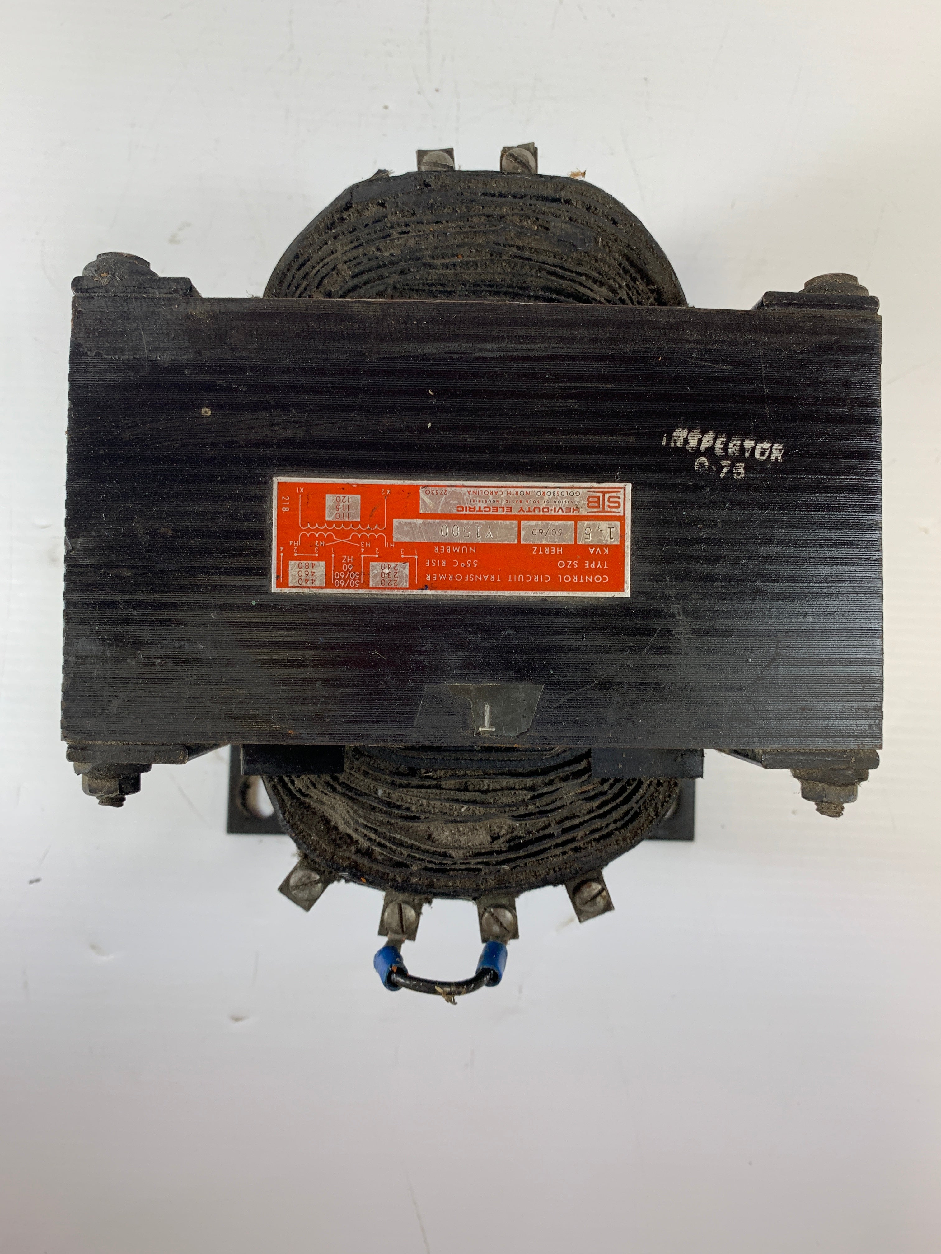 SIB Hevi-Duty Electric Y1500 Control Circuit Transformer 1.5kVa 50/60Hz