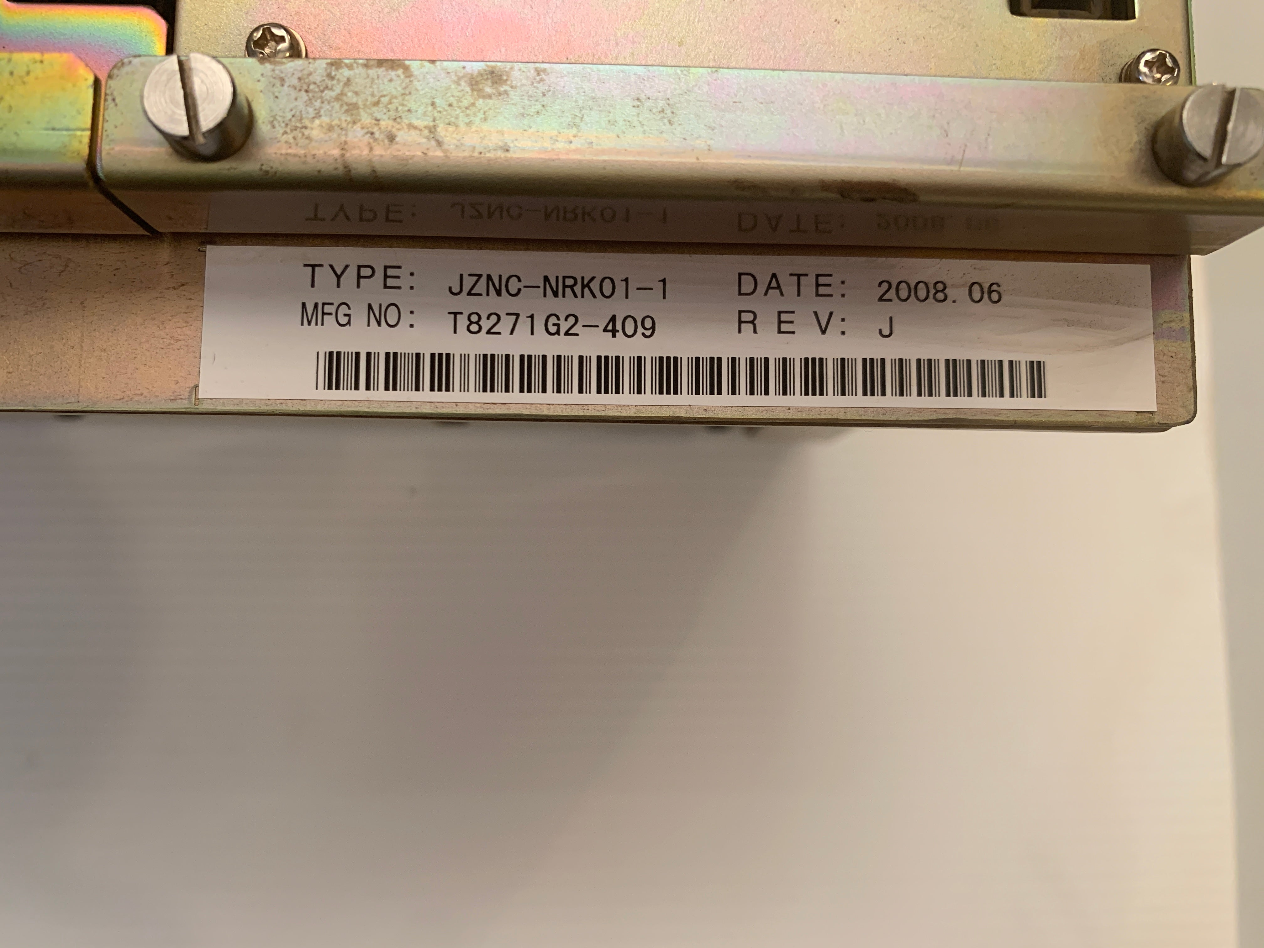 Fuji CPS-420F Yaskawa JZNC-NRK01-1 Rack with SGDR-AXA01A JZNC-NIF01B-1 Modules