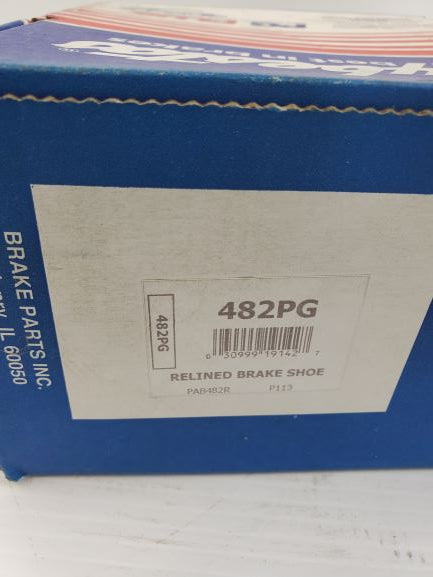 Raybestos 482PG Plus Relined Professional Grade Organic Drum Brake Shoe Rear