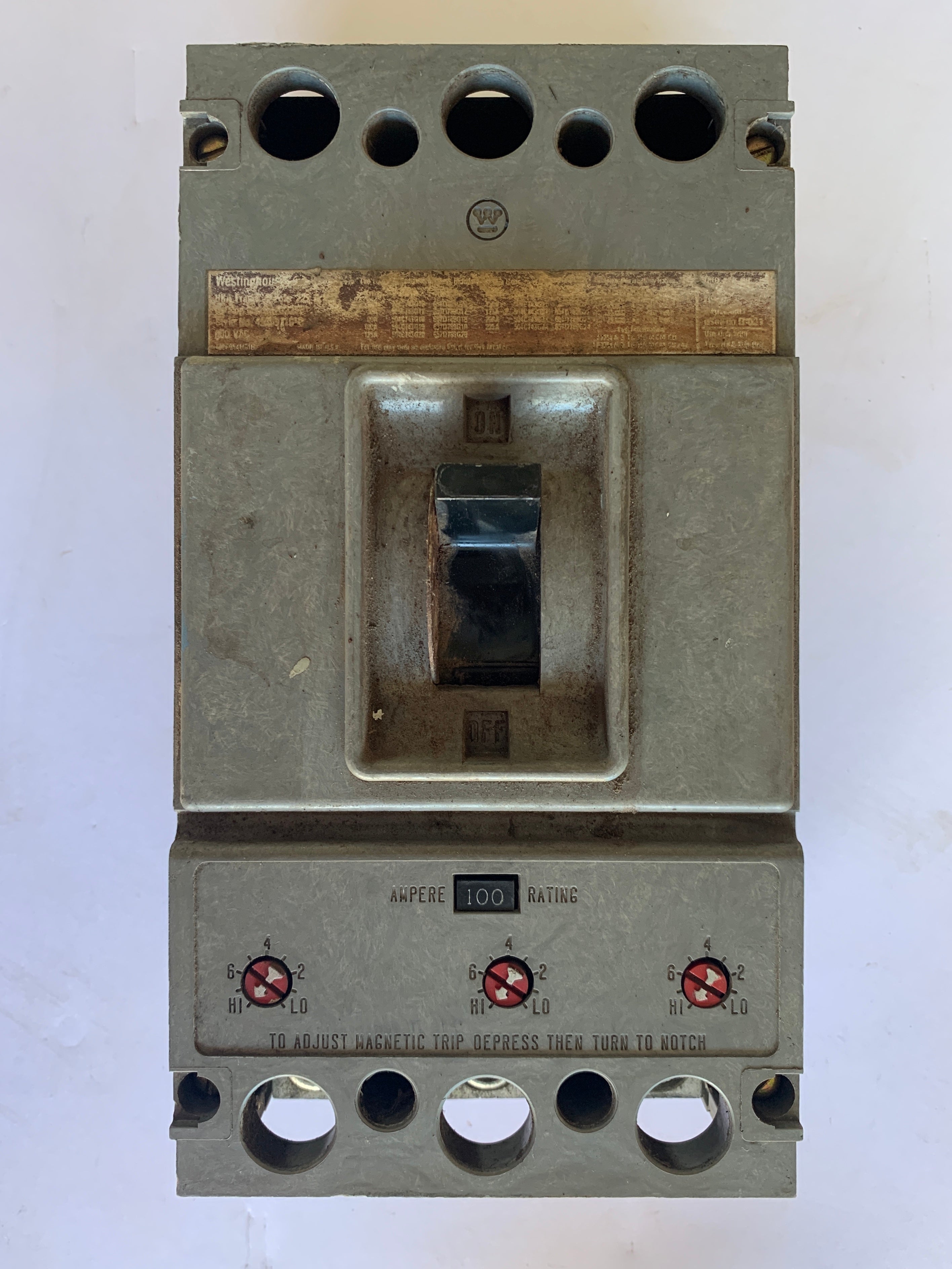 Westinghouse Circuit Breaker 100 Amp