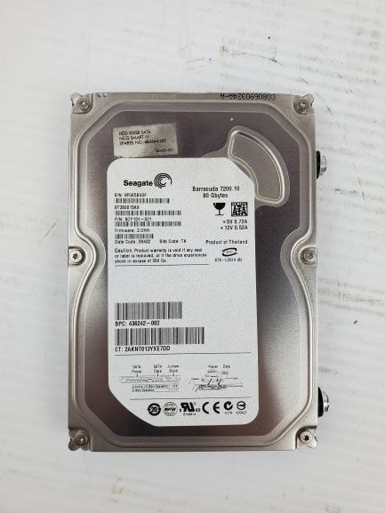 Seagate ST380815AS 80GB SATA Hard Drive Firmware 3.CHH P/N - 9CY131-021