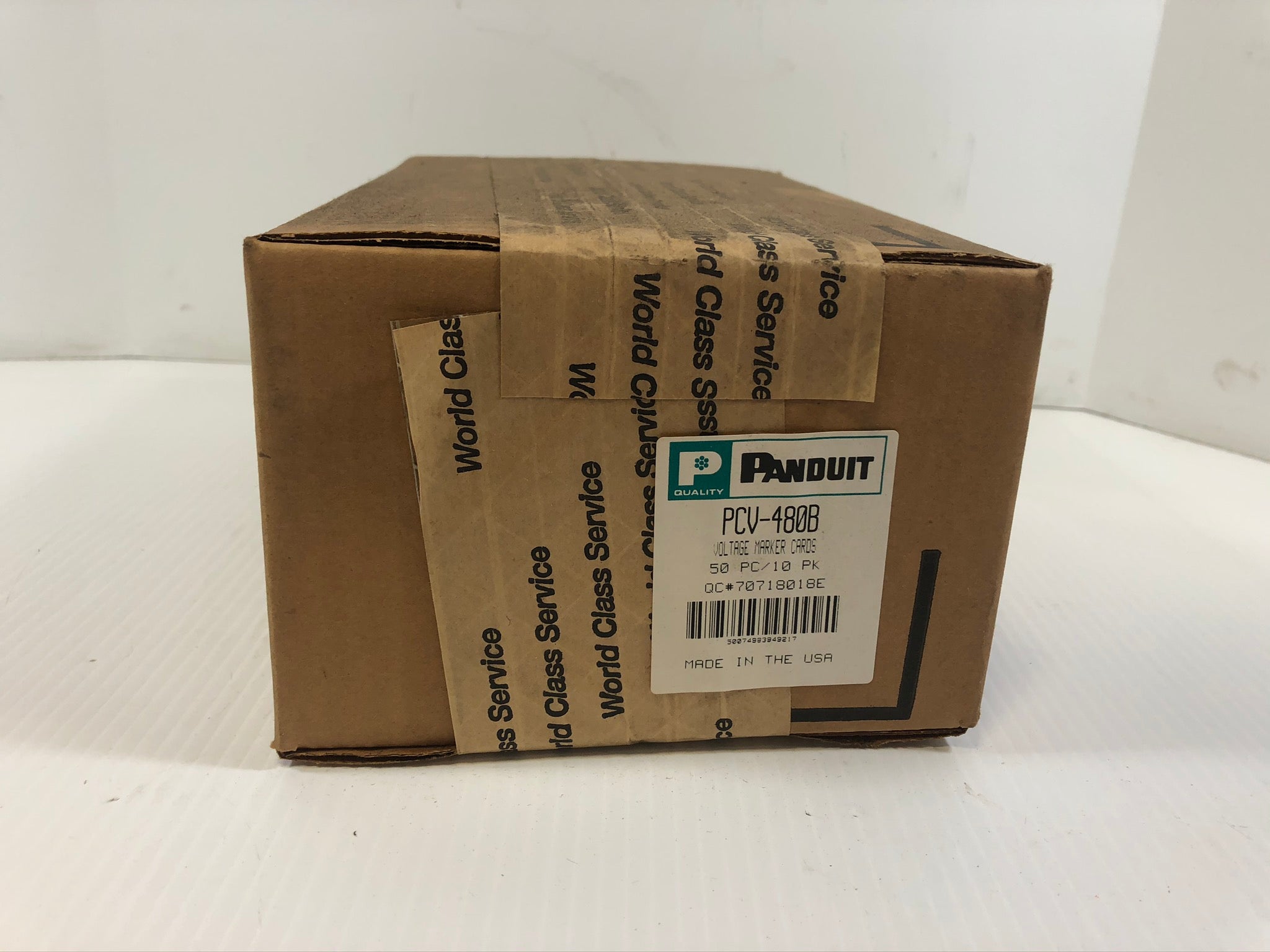 Panduit PCV-480B Voltage Marker Cards 480 Volts 50 Piece / 10 Pack
