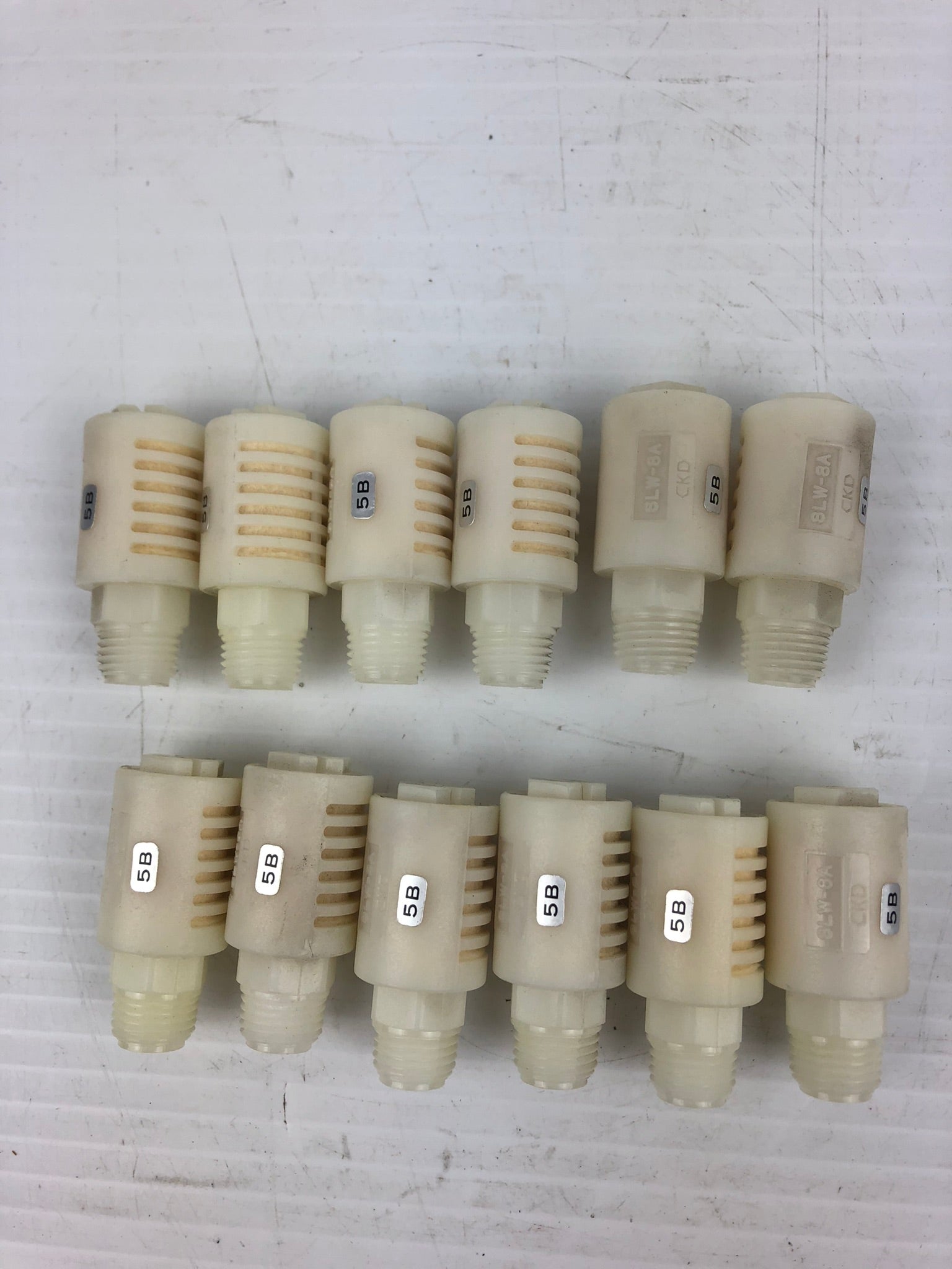 CKD SLW-8A-5B Silencer Bore Resin Body - Lot of 12