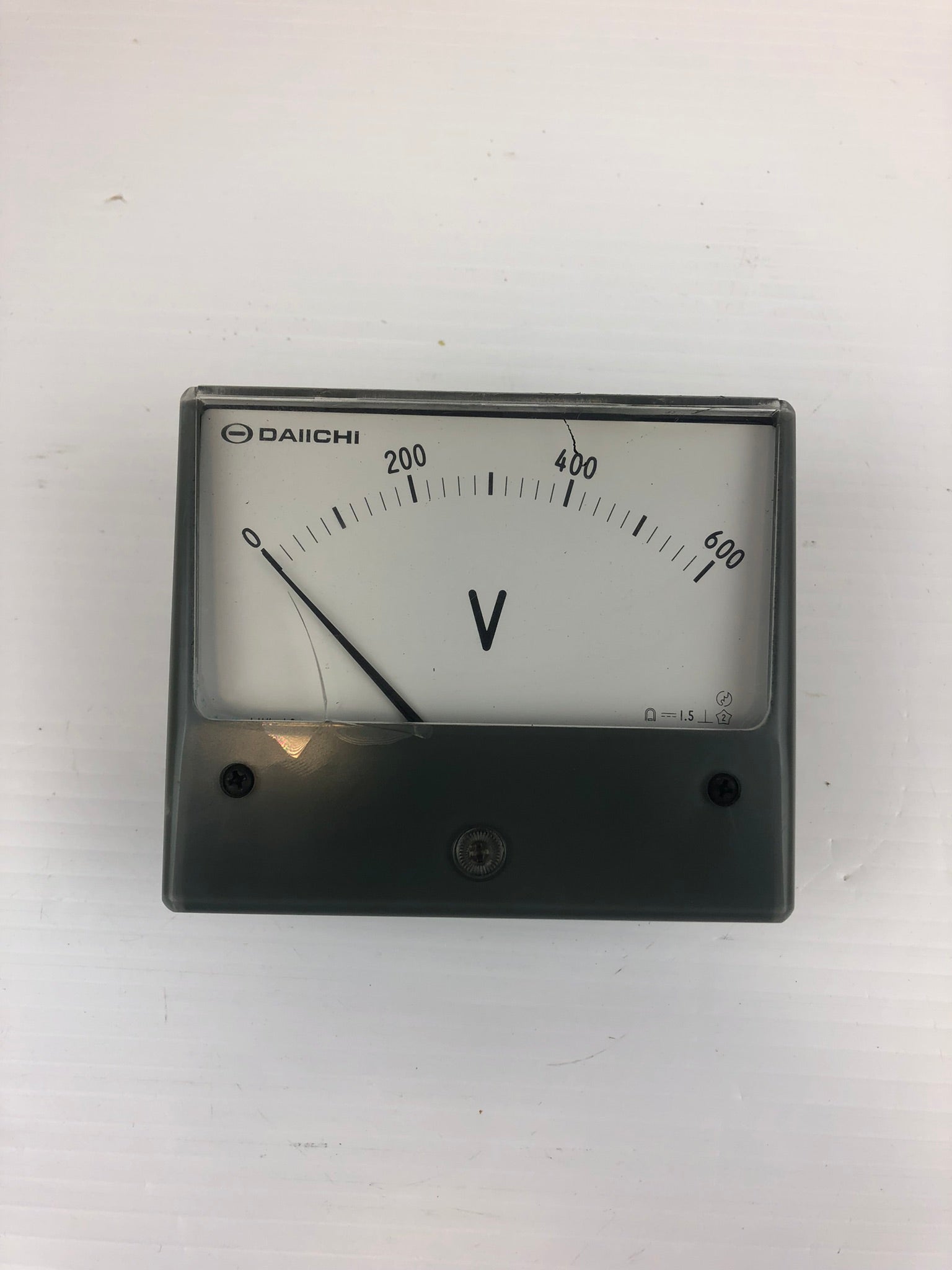 DAIICHI LMK-12C Panel Meter 0-600 Volts - 0785 II0027