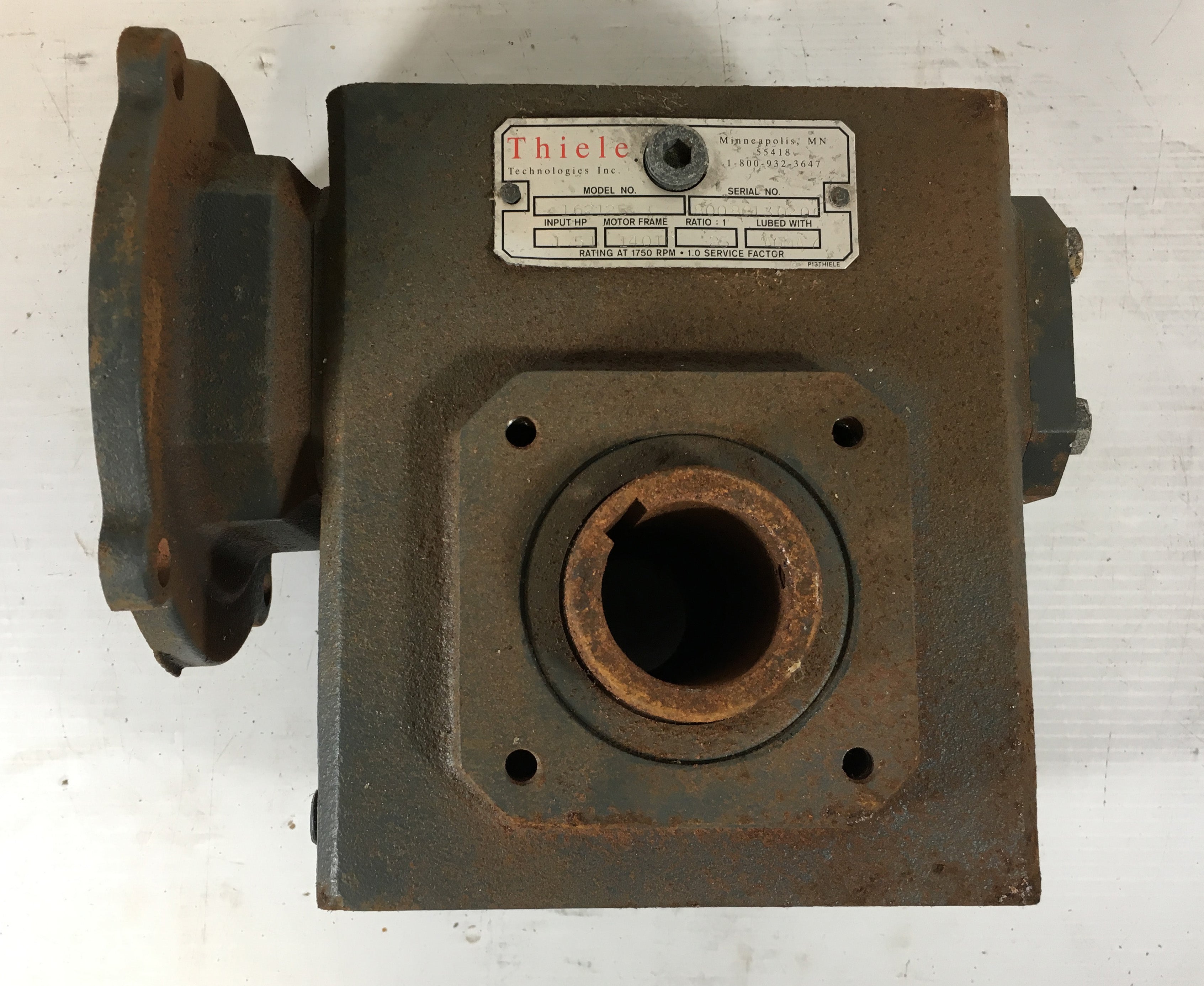 Thiele Technologies Reducer 162125 1.51 HP