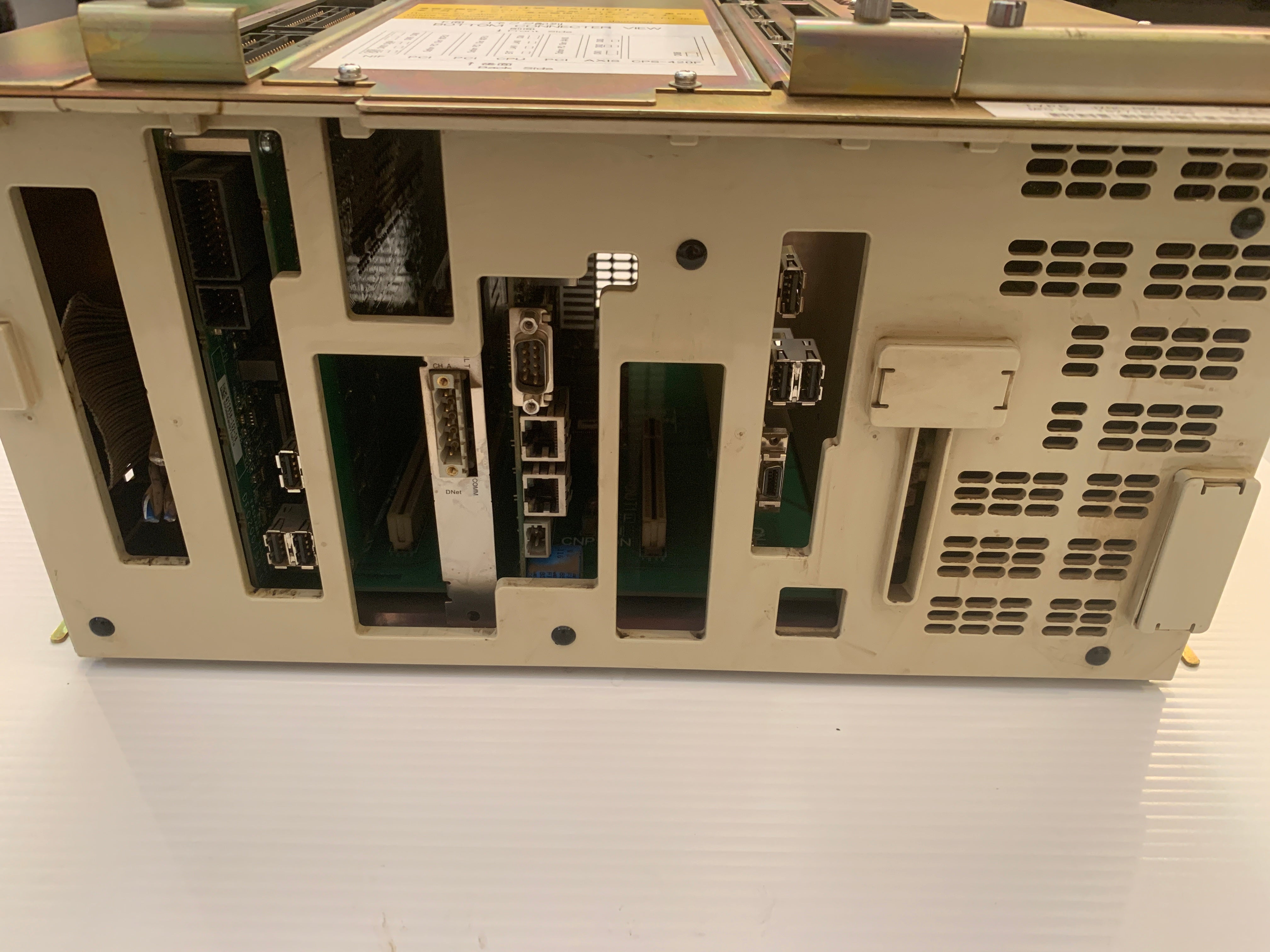 Fuji CPS-420F Yaskawa JZNC-NRK01-1 Rack with SGDR-AXA01A JZNC-NIF01B-1 Modules