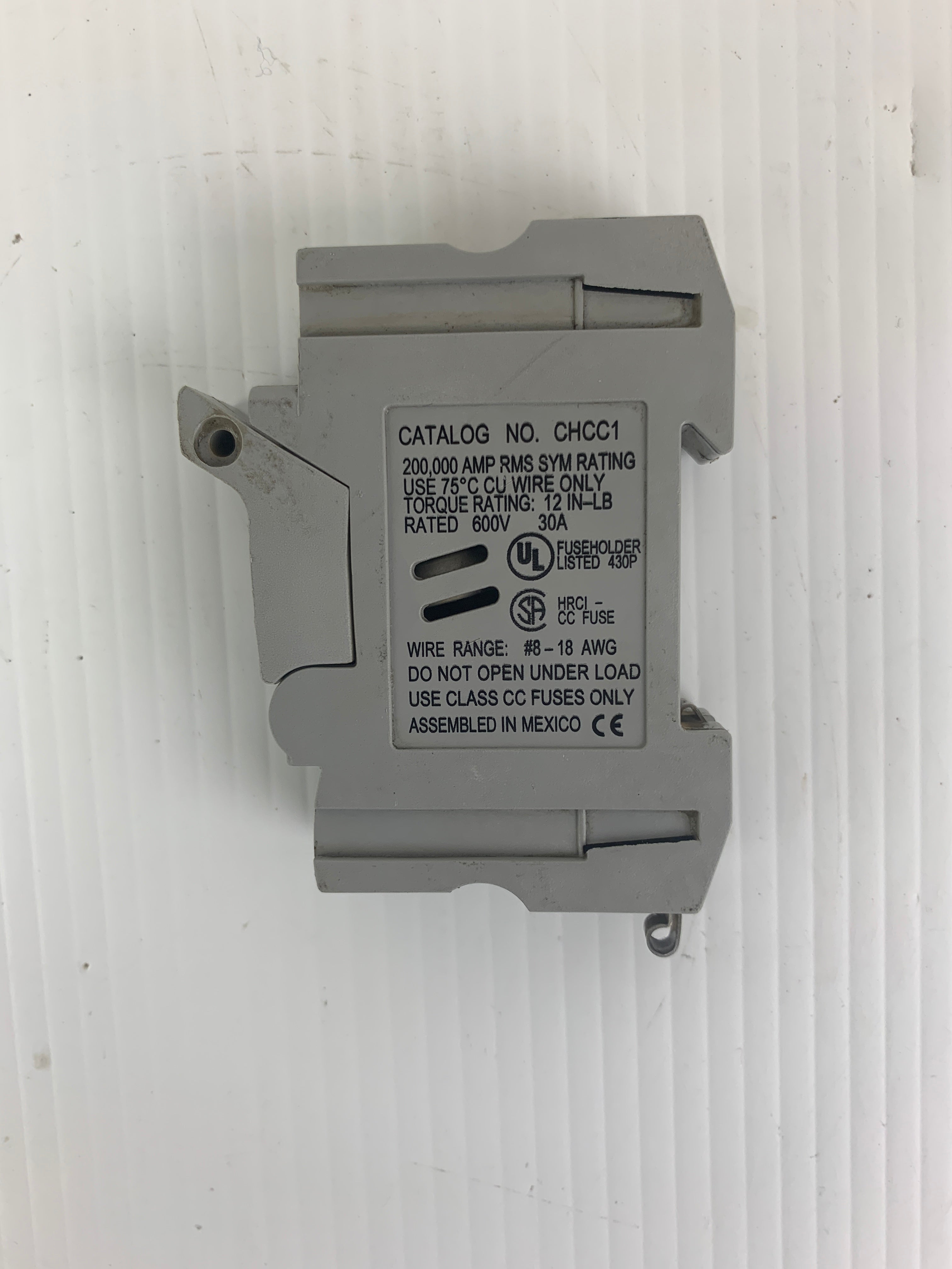 Buss CHCC1 Fuseholder 30 Amps 600 Volts