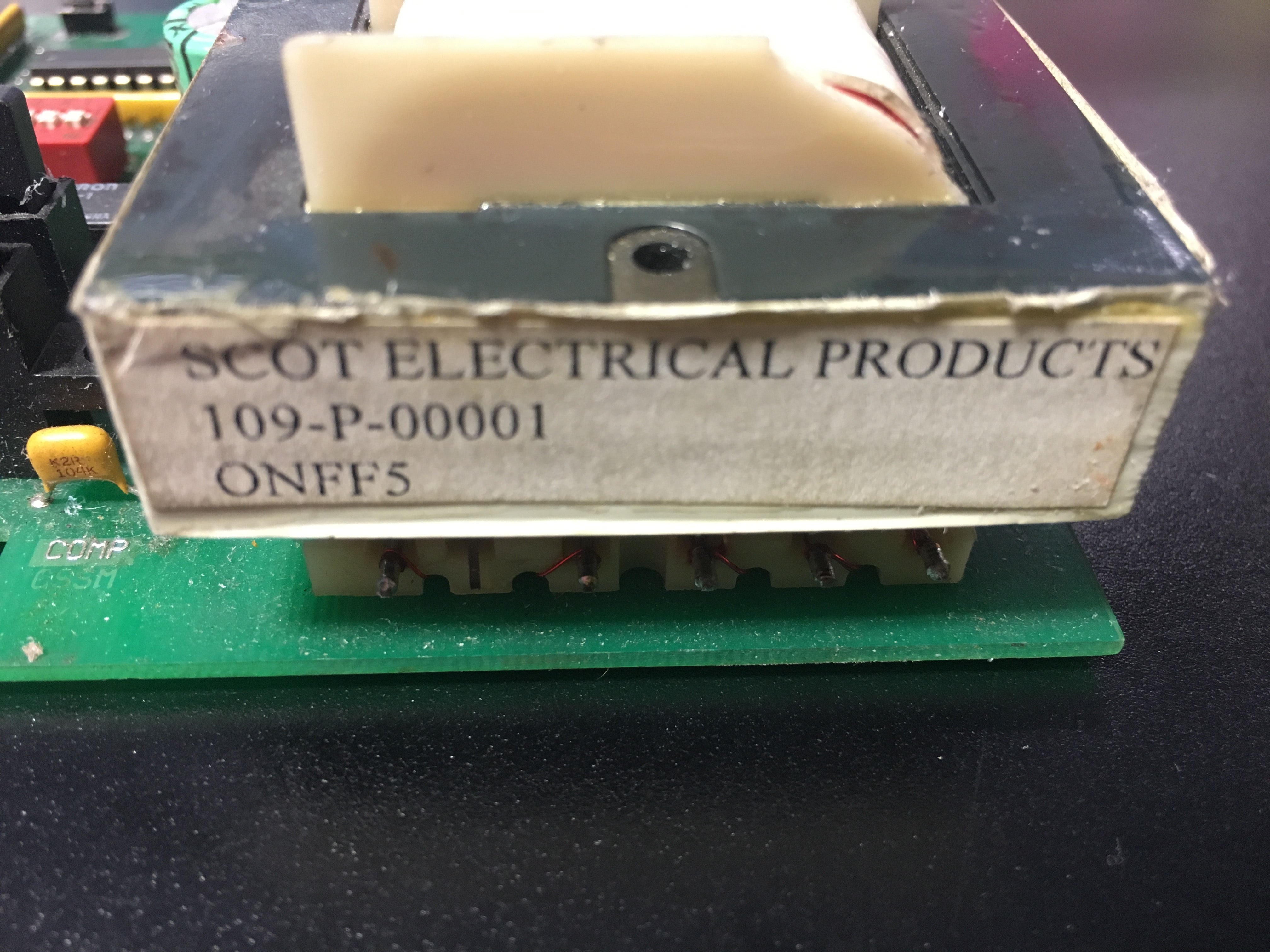 Scot Electrical Products 109-P-00001 ONFF5 Circuit Board