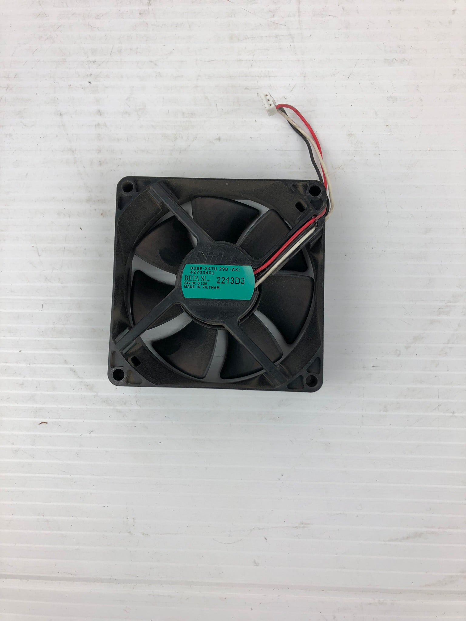 Nidec D08K-24TU 29B (AX) 42703401 Beta SL 24V DC 0.13 A