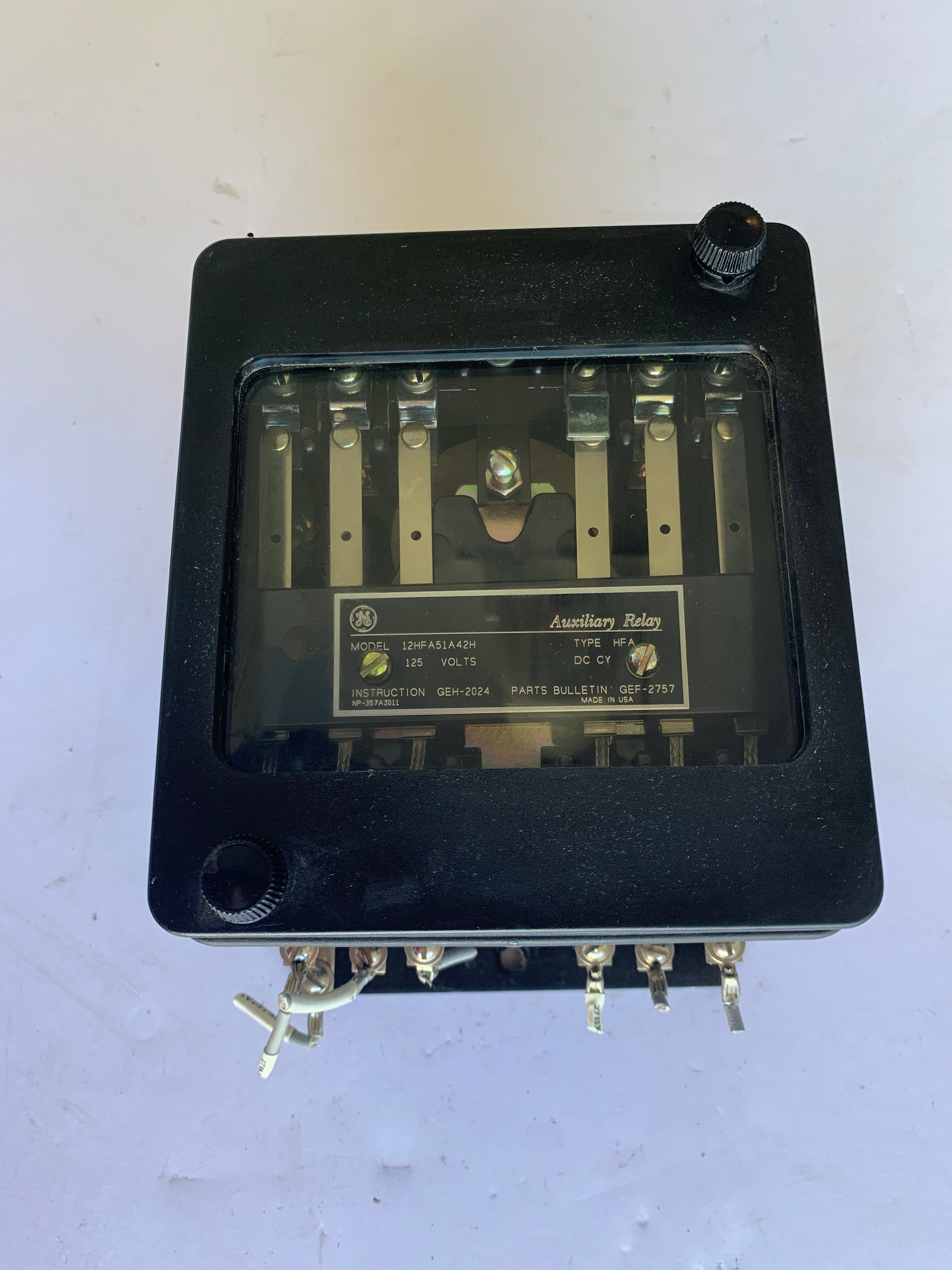 GE Auxillary Relay Type HFA 12HFA51A42H GEH 2024