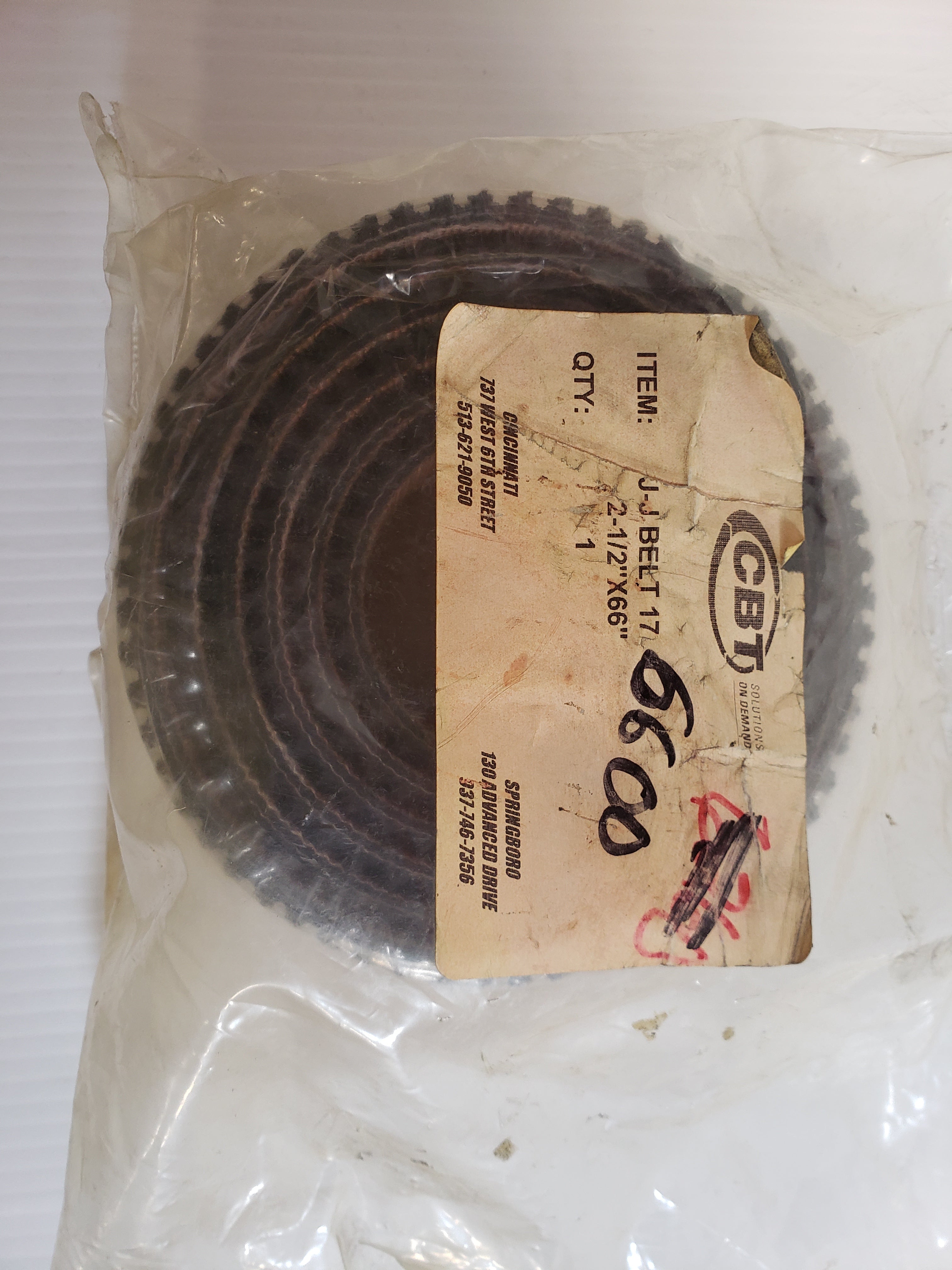 CBT-Solutions on Demand Belt J-J Belt 17 6600