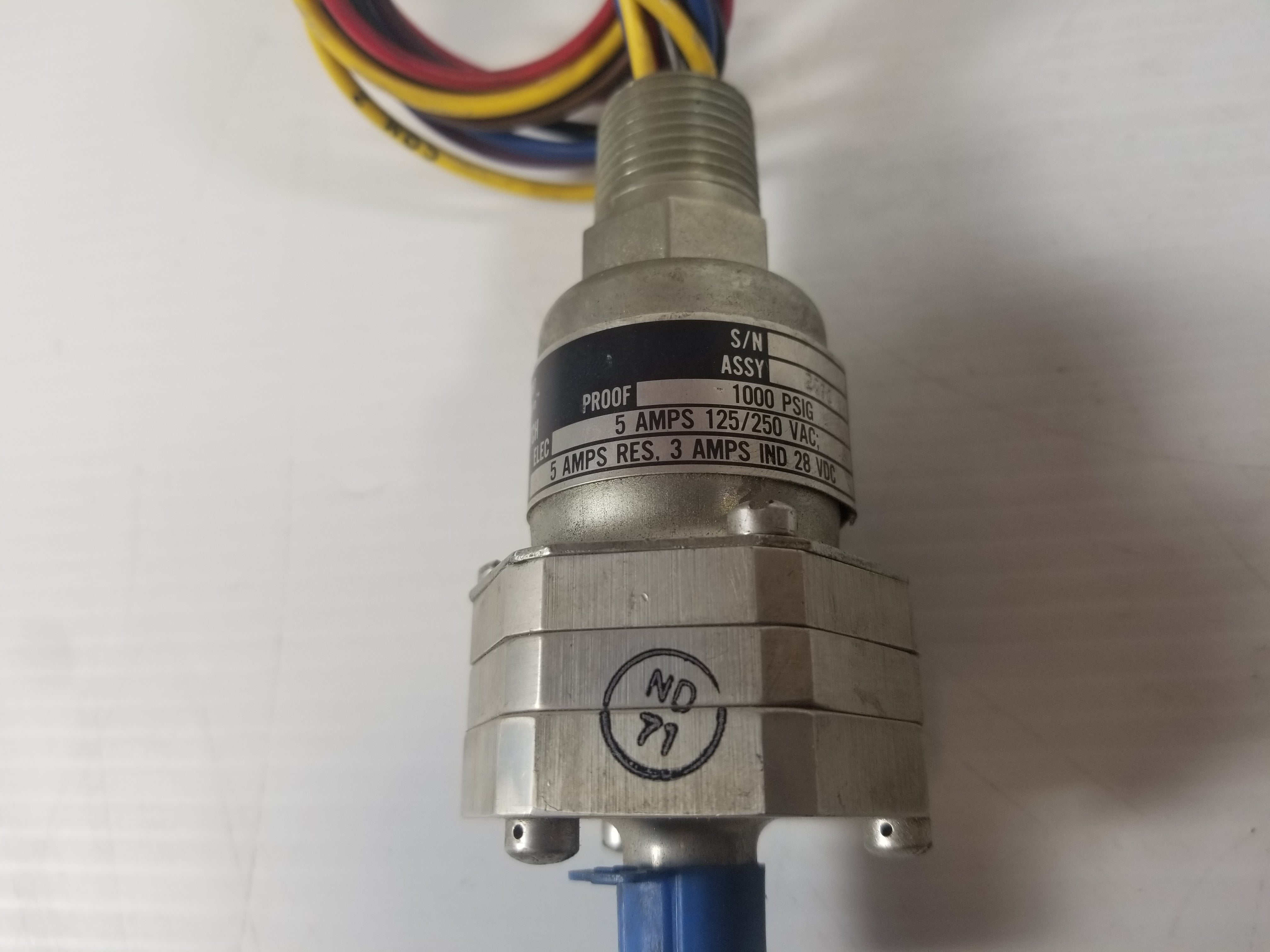 ITT 115PP1CC3B-3894 Pressure Switch
