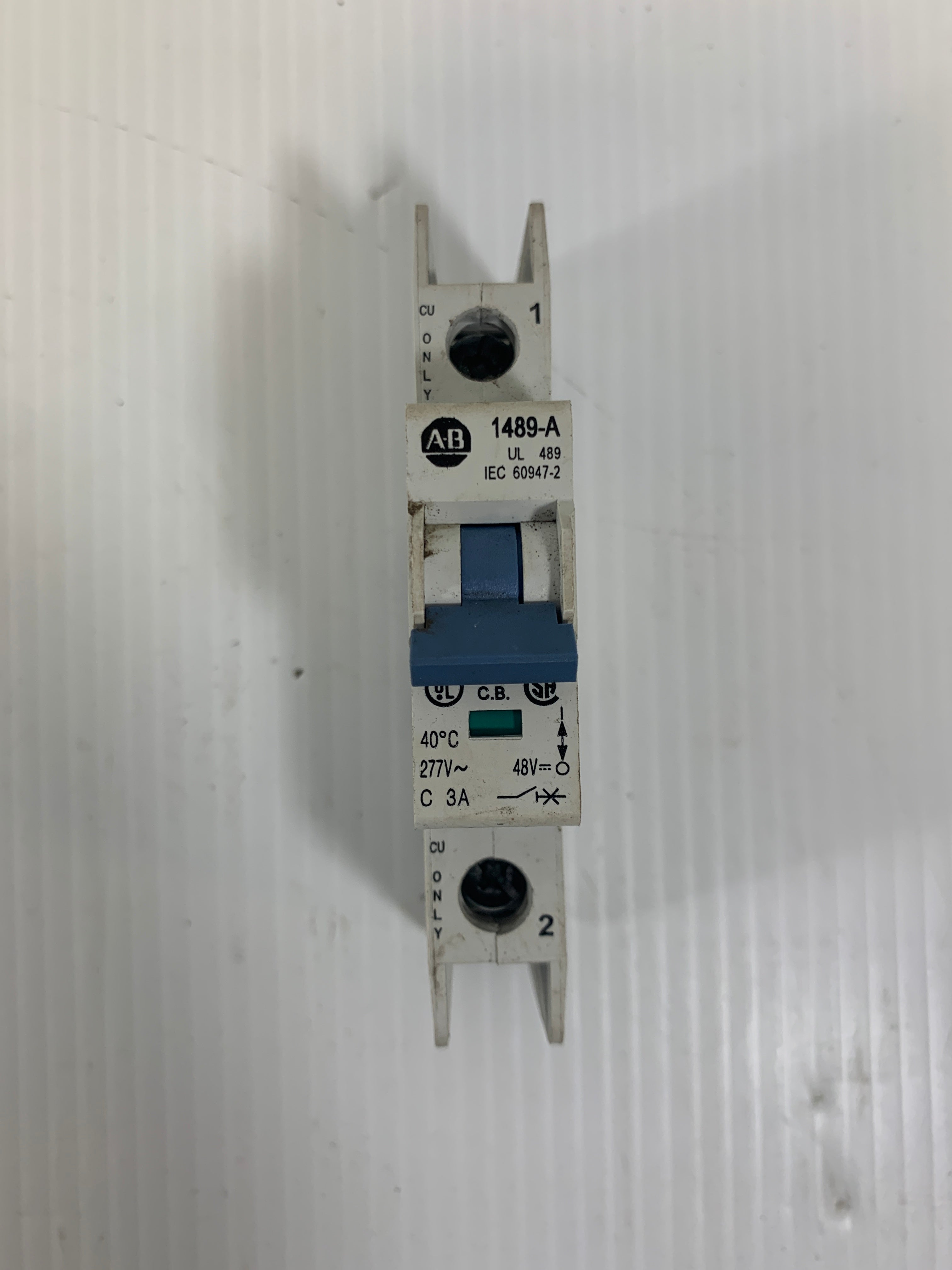 Allen-Bradley 1489-A1C030 Single Pole 3 Amp Circuit Breaker