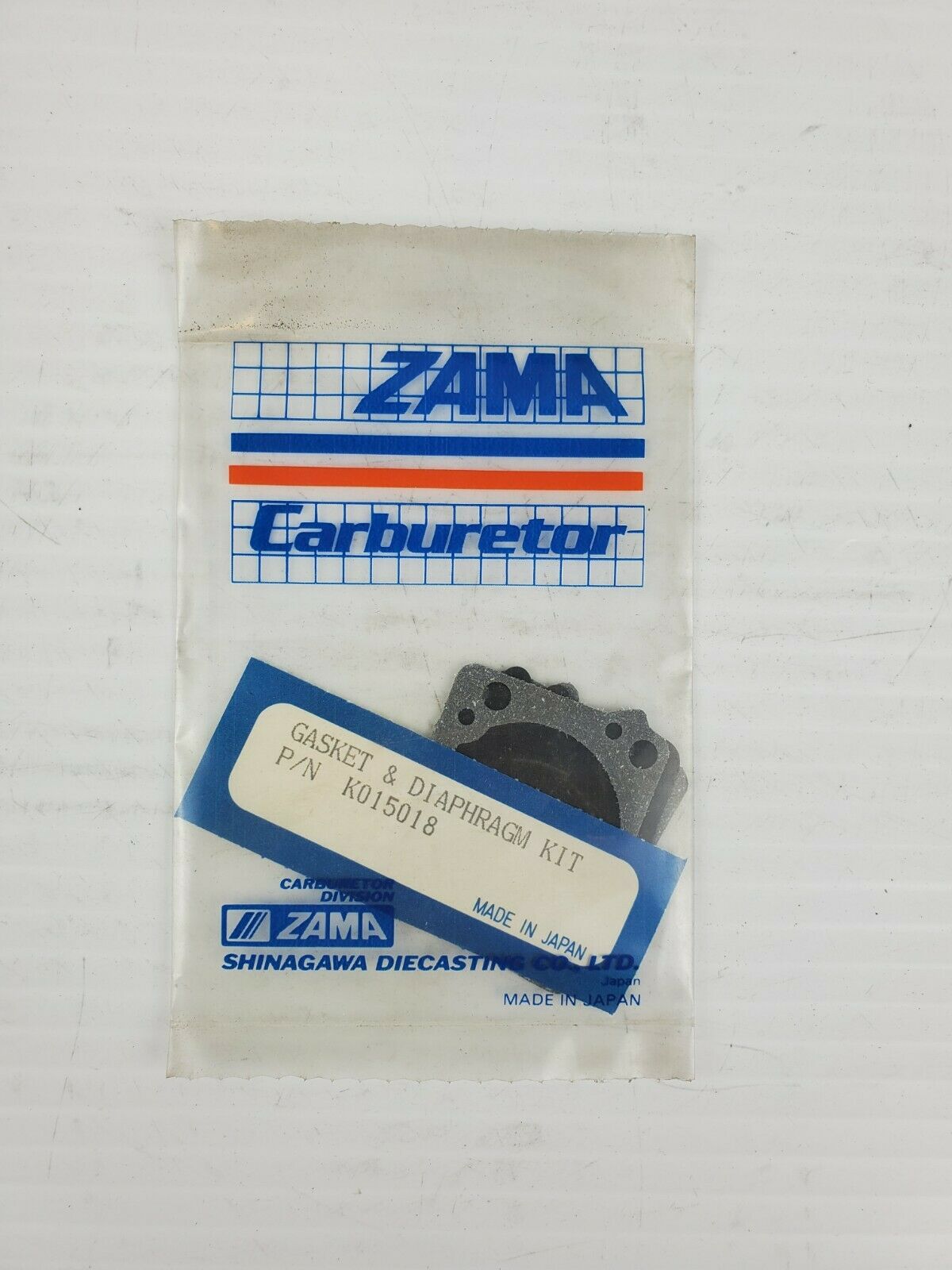 Zama Carburetor K015018 Gasket & Diaphragm Kit