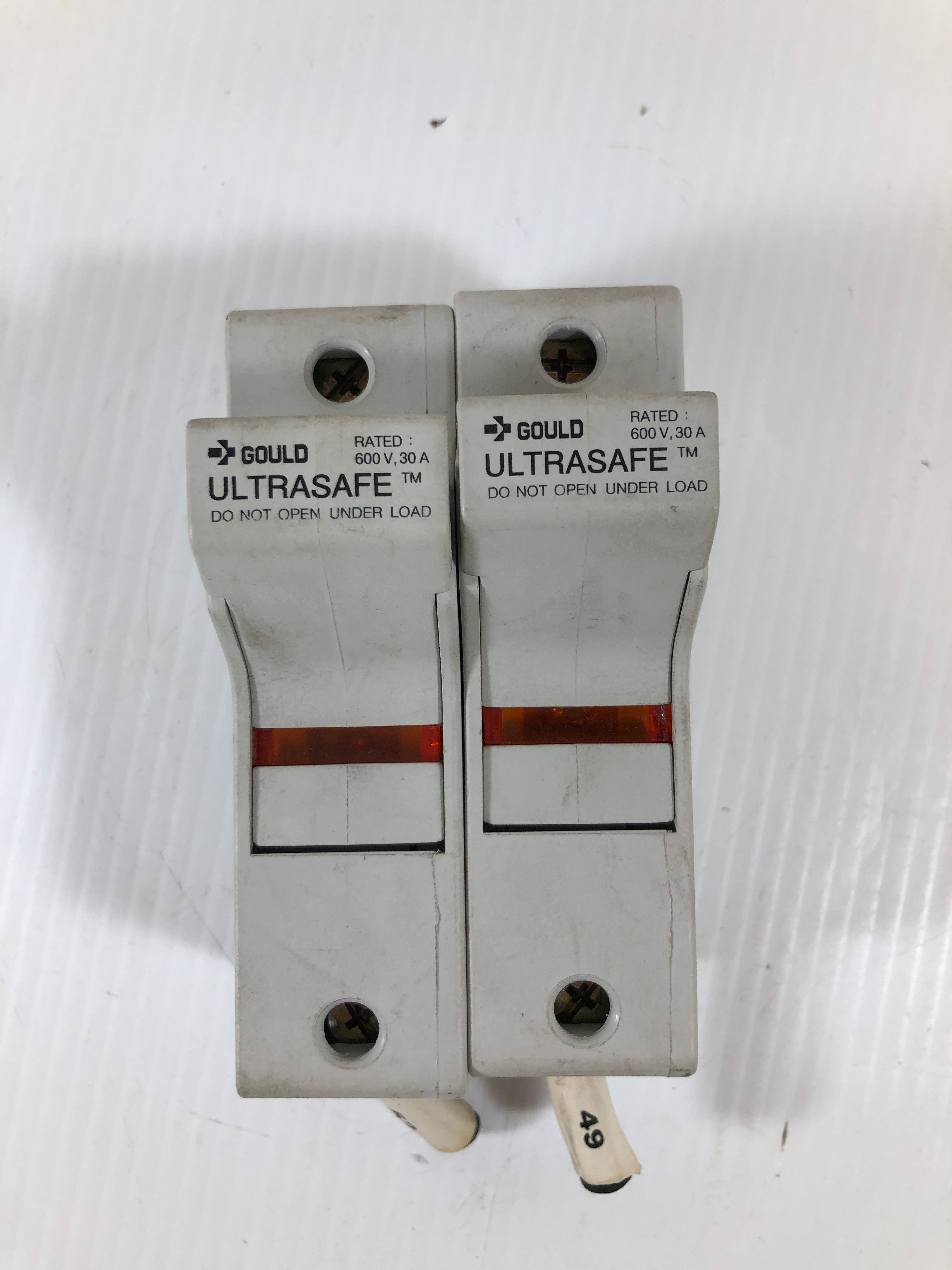 Ferraz Shawmut US3J1L Ultrasafe Fuse Holder - Lot of 2