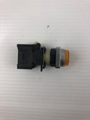 Square D 9011 DFSN Push Button Switch Yellow
