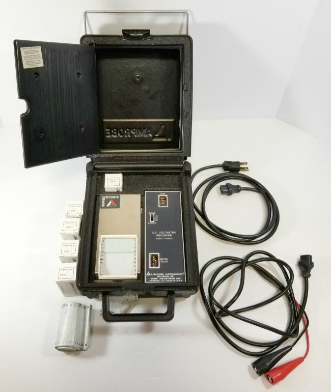 Amprobe Instruments DC Voltmeter Recorder PDV8600 with 830D Recorder Charts