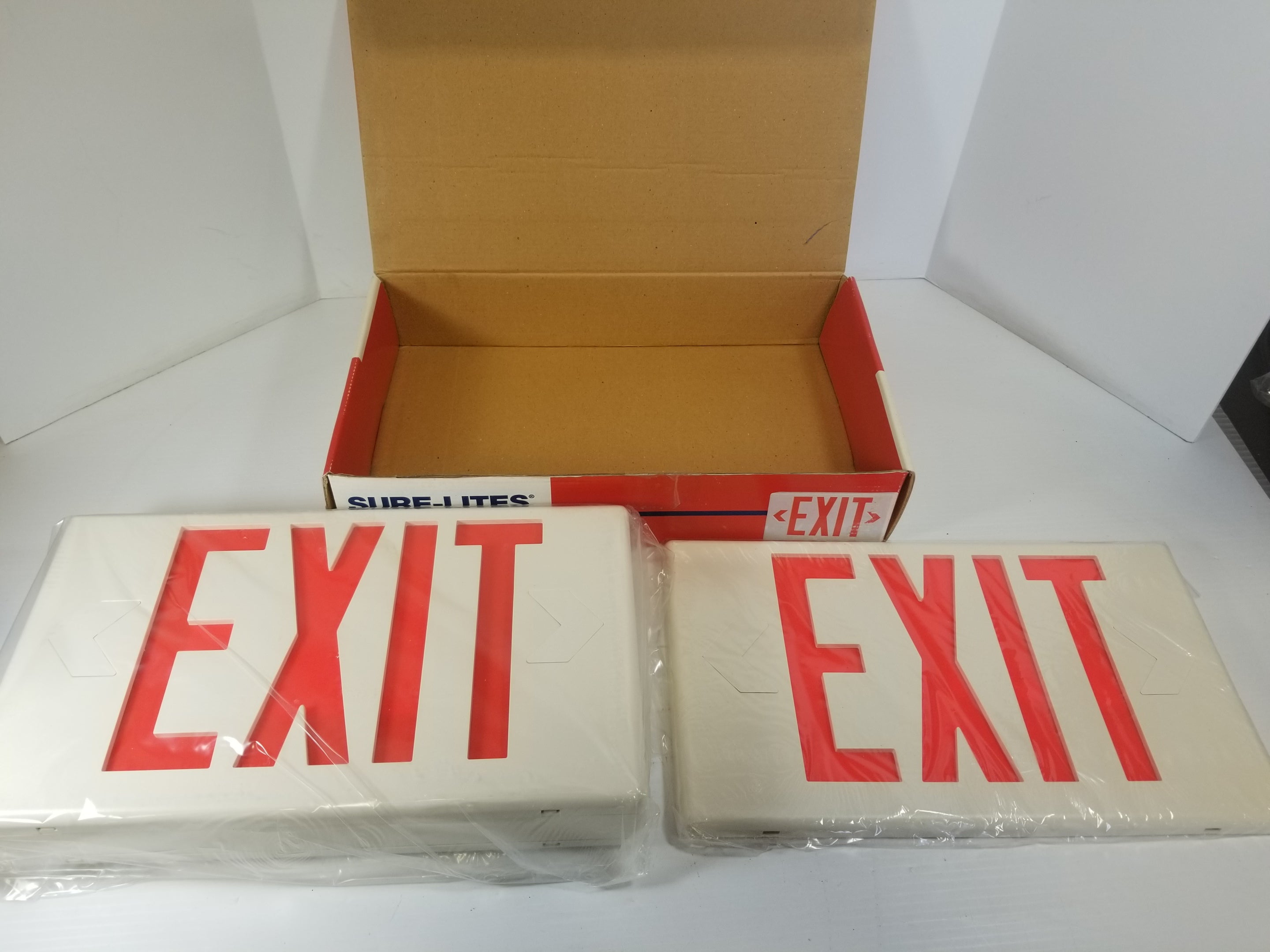 Sure-Lites LPX60RWH Poly 120/277VAC LED Exit Sign