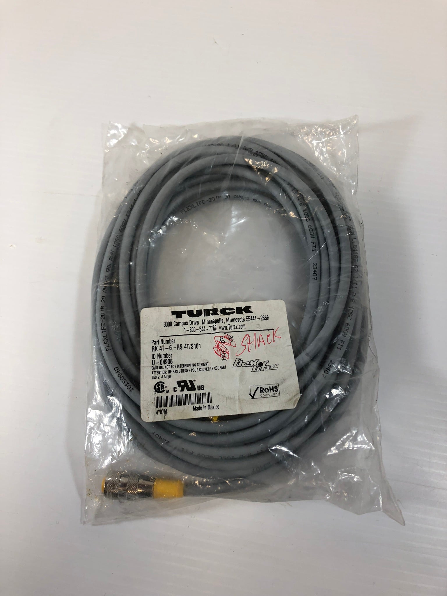 Turck RK 4T-6-RS 4T/S101 U-04906 Cable