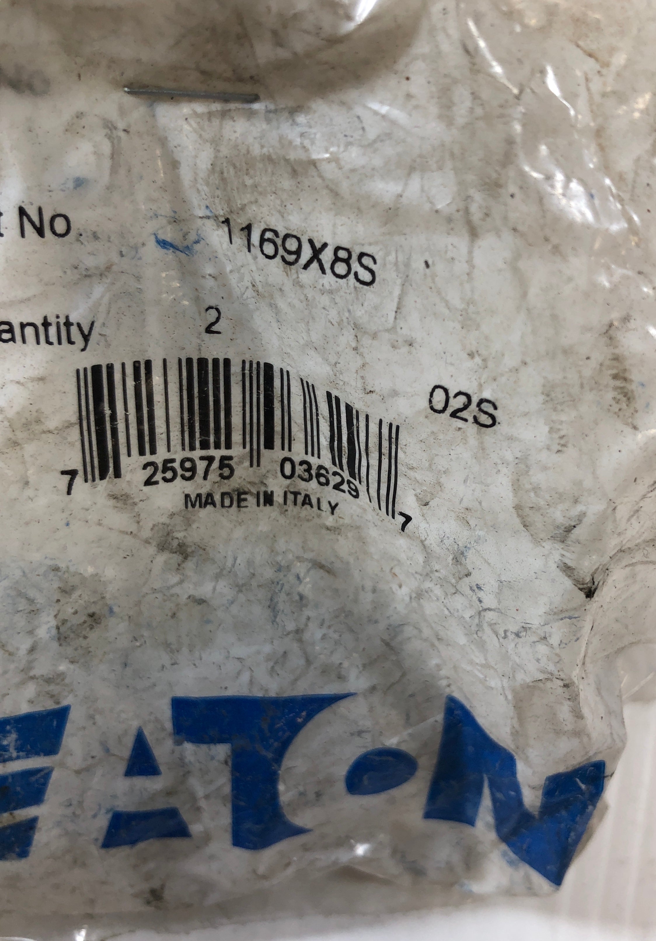 Eaton Corporation 1169 X 8S - 2 Packages of 2 (Total of 4)