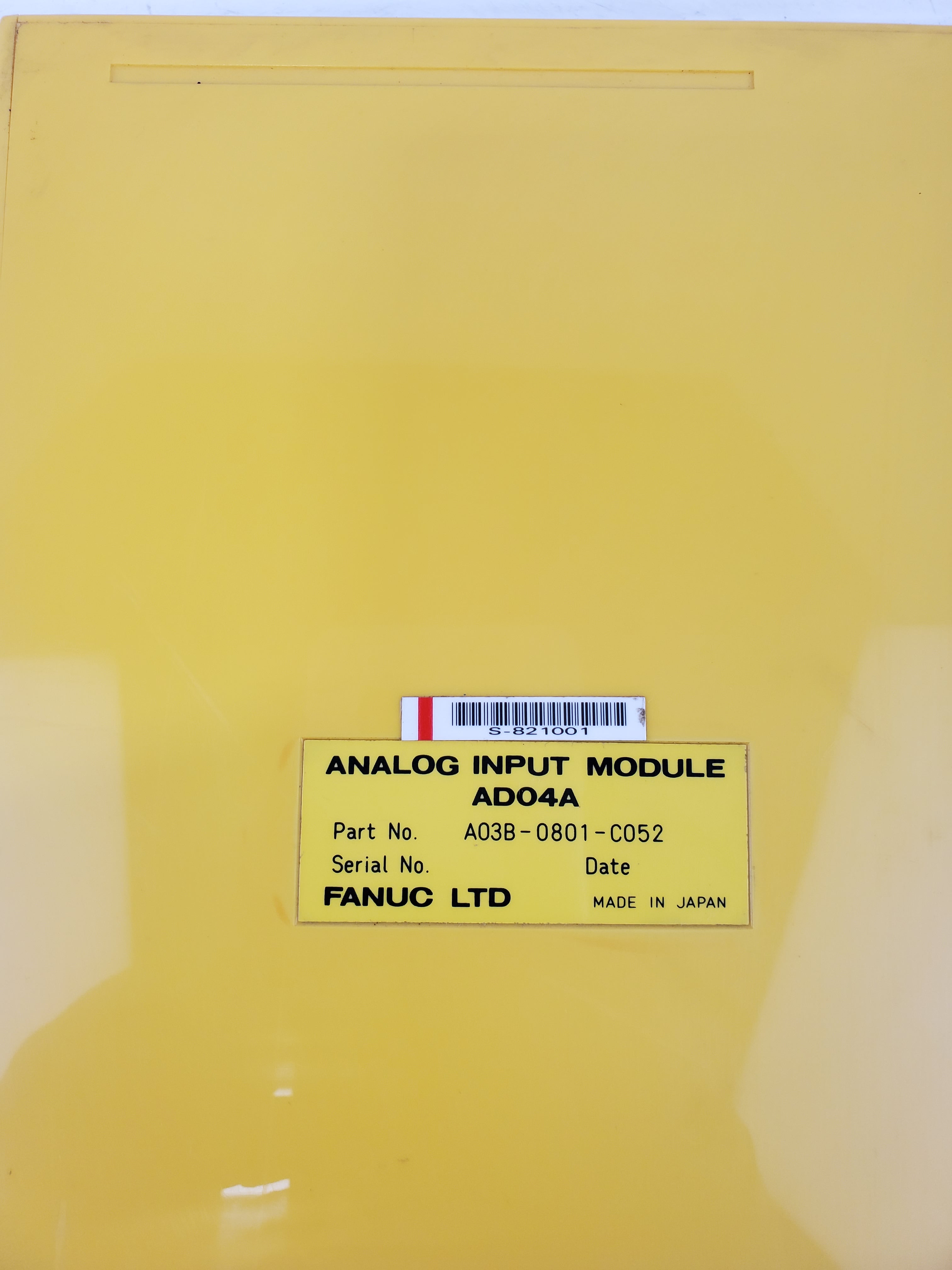 Fanuc A03B-0801-C052 Analog Input Module AD04A