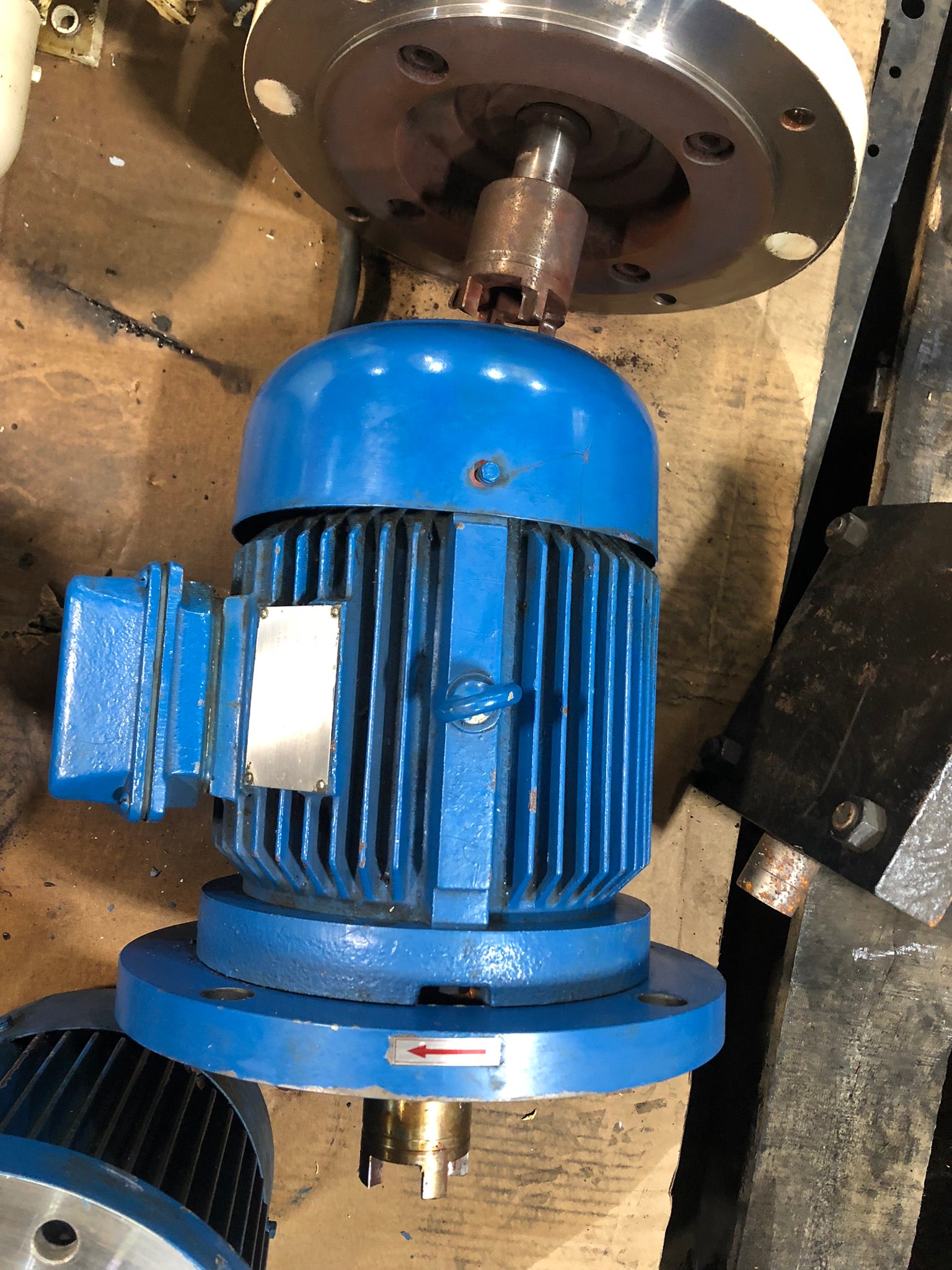 WorldWide 3 HP WWE3-18-182TC Industrial Electric Motor 3 PH 1750 RPM